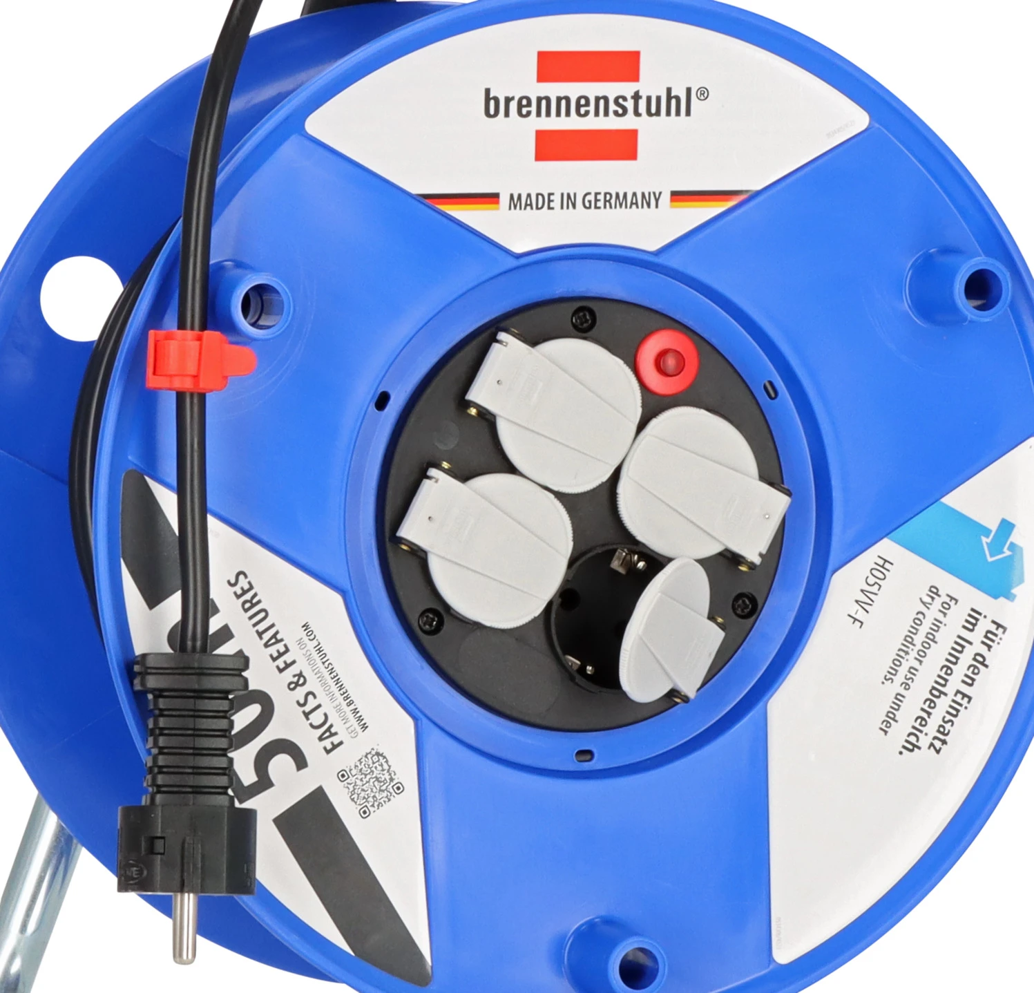 K-Tro. Garant 290 50m H05VV-F3G1.5 4fach Stedo/Klappd./Thermo