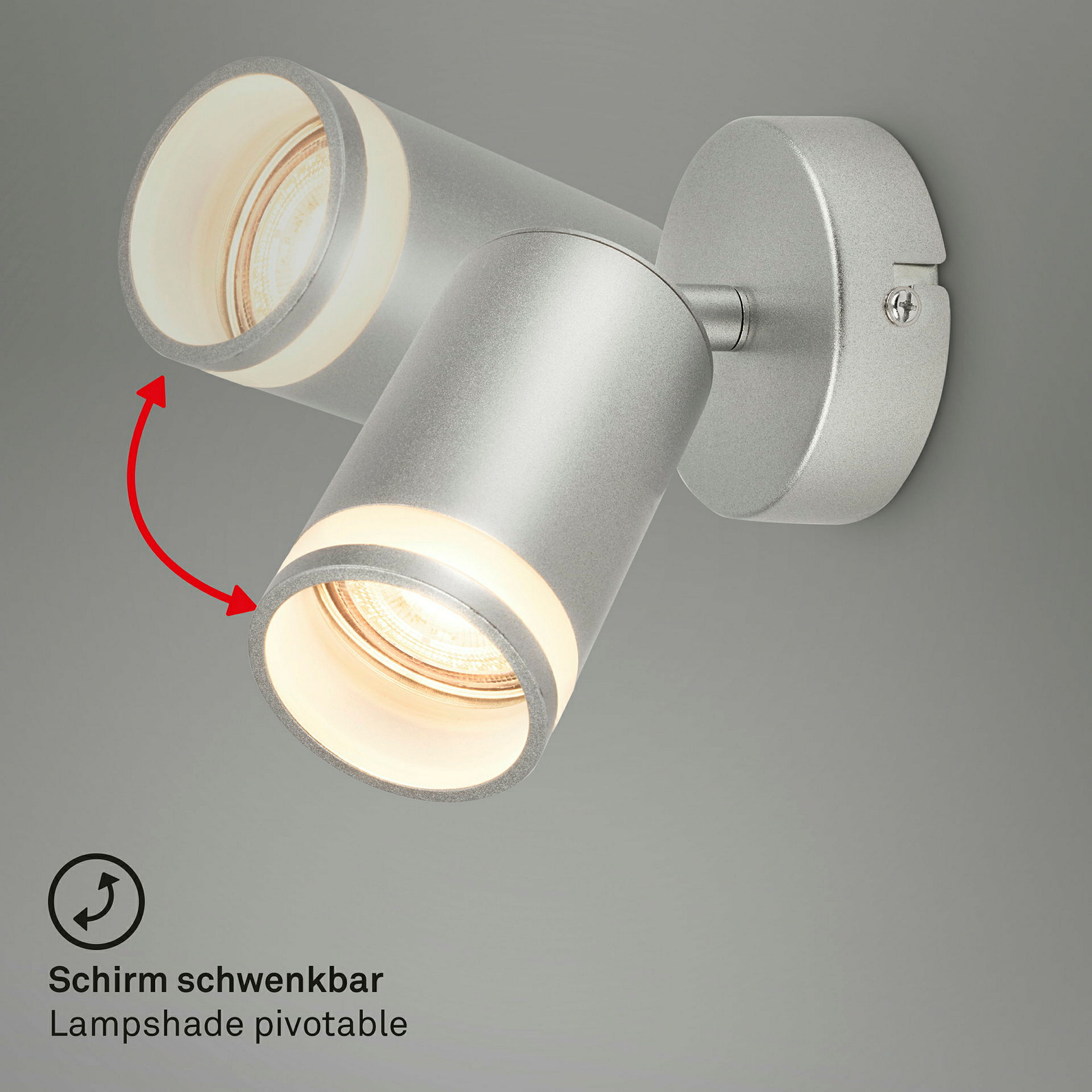 RUB Spot light, 1-flame, GU10/excl. bulb, chrome-matt