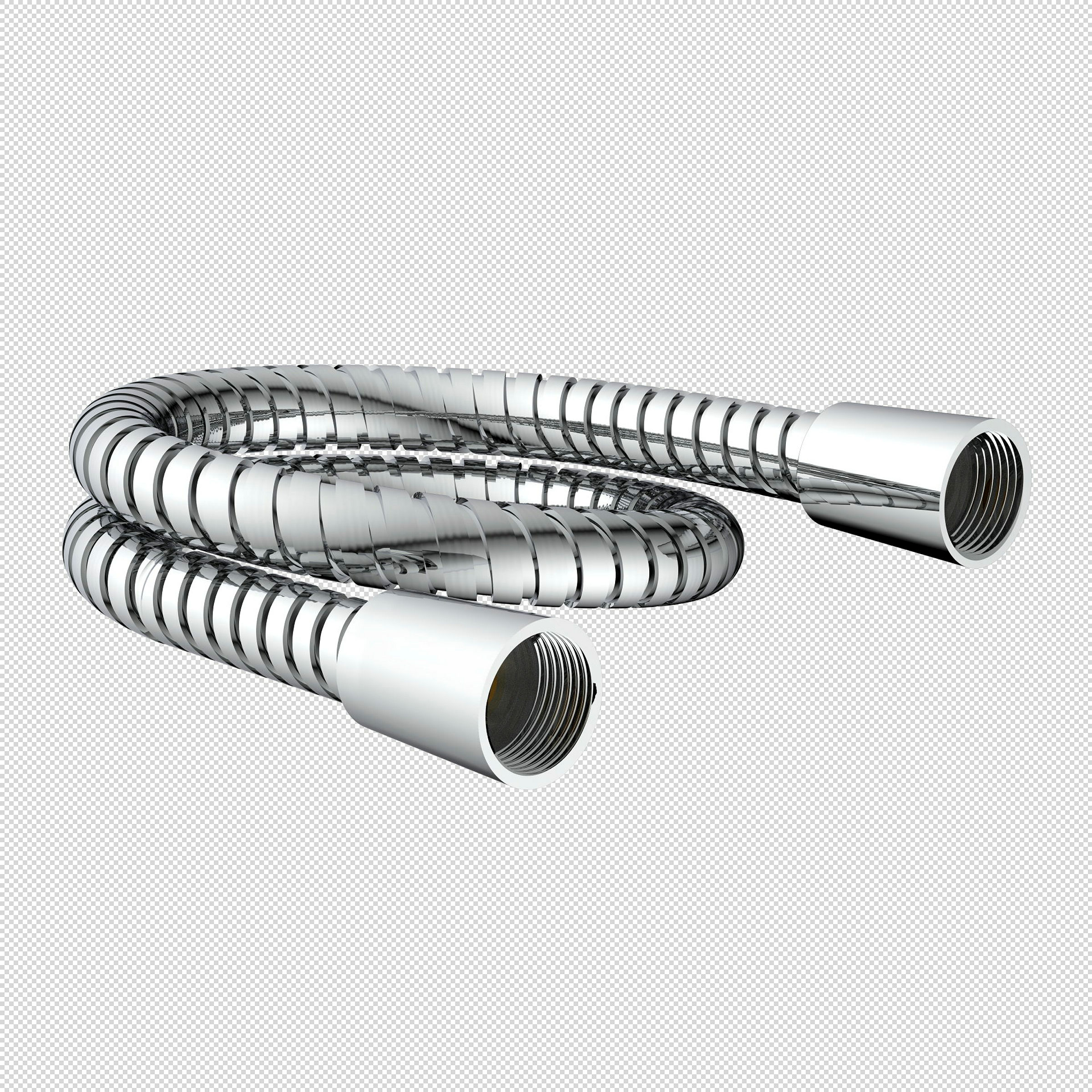 Brauseschlauch 80 cm, Edelstahl, Chrom