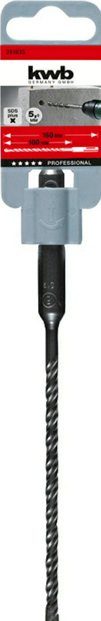 HB 44 SDS plus Hammerbohrer, 160/100 mm, ø 5.0 mm