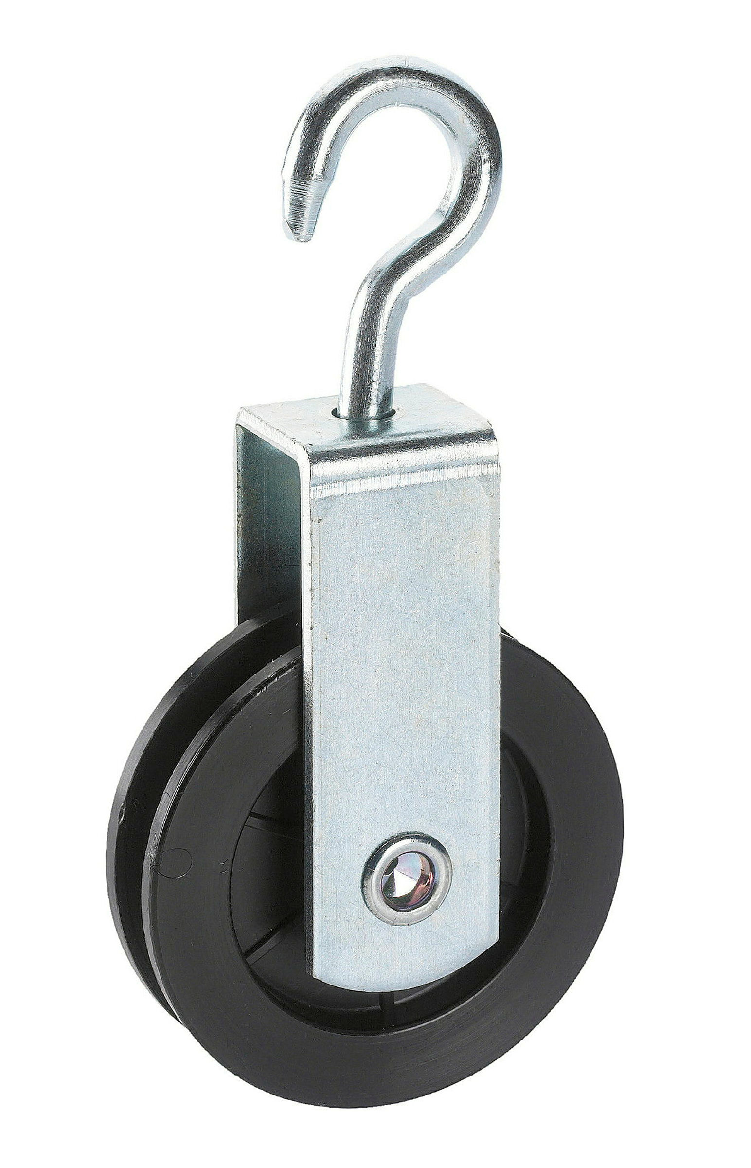 Seilführung mit Haken (Bügelrolle) (SB-Box), 80 mm für max. 8 mm Seil