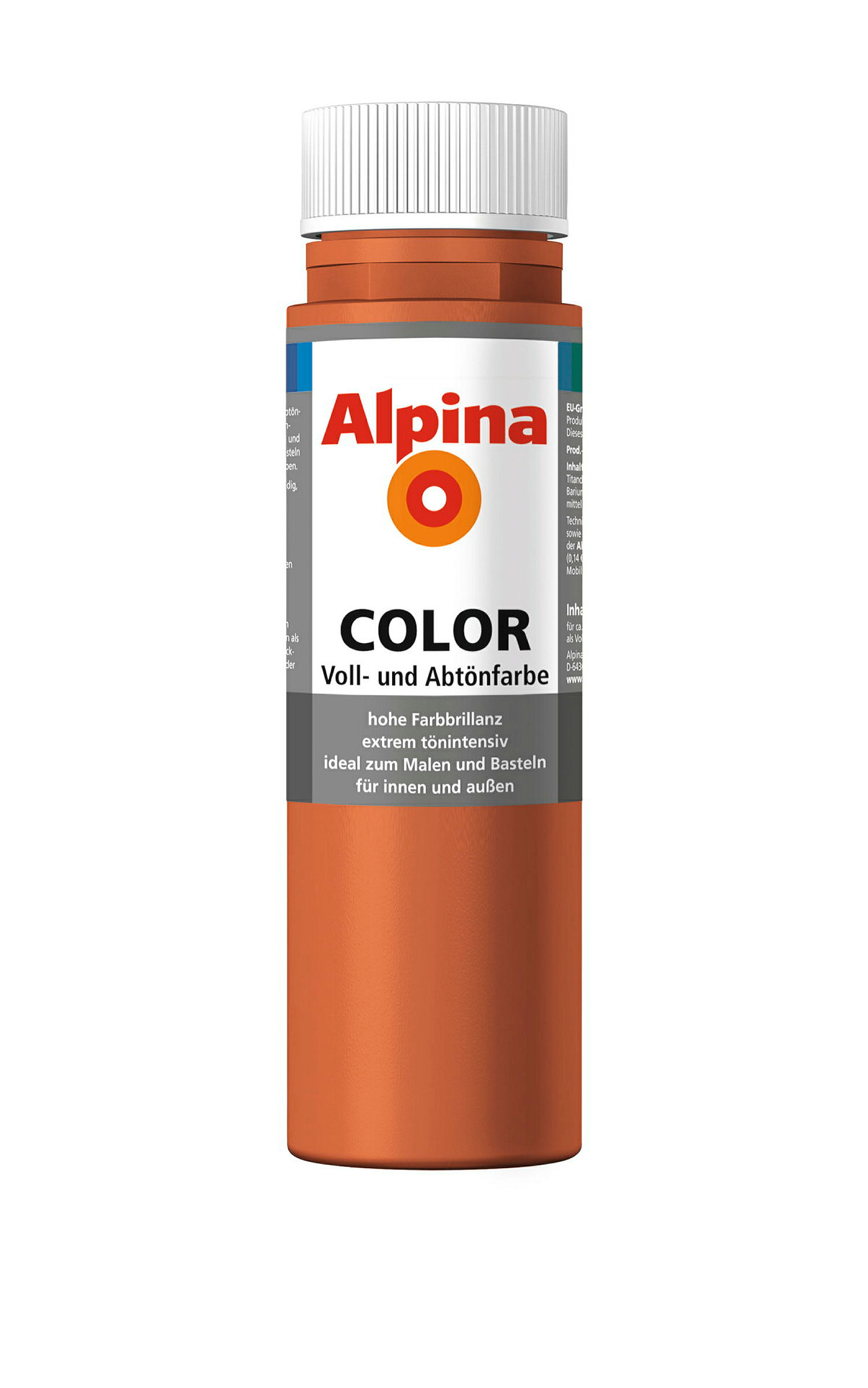 Alpina COLOR Voll- und Abtönfarbe Italian Red 250ml seidenmatt