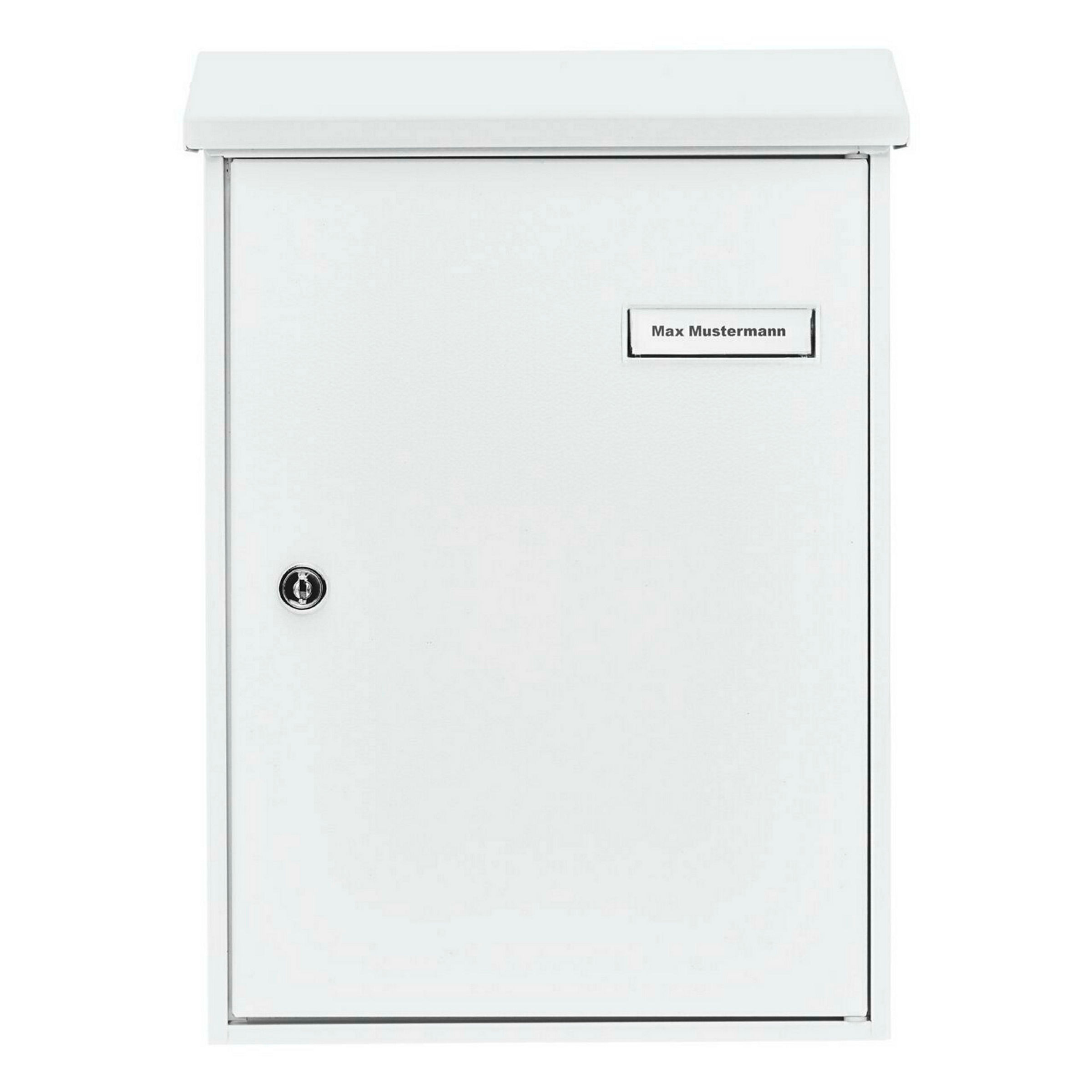 Briefkasten Stahl-lackiert Letter 5832 W weiss