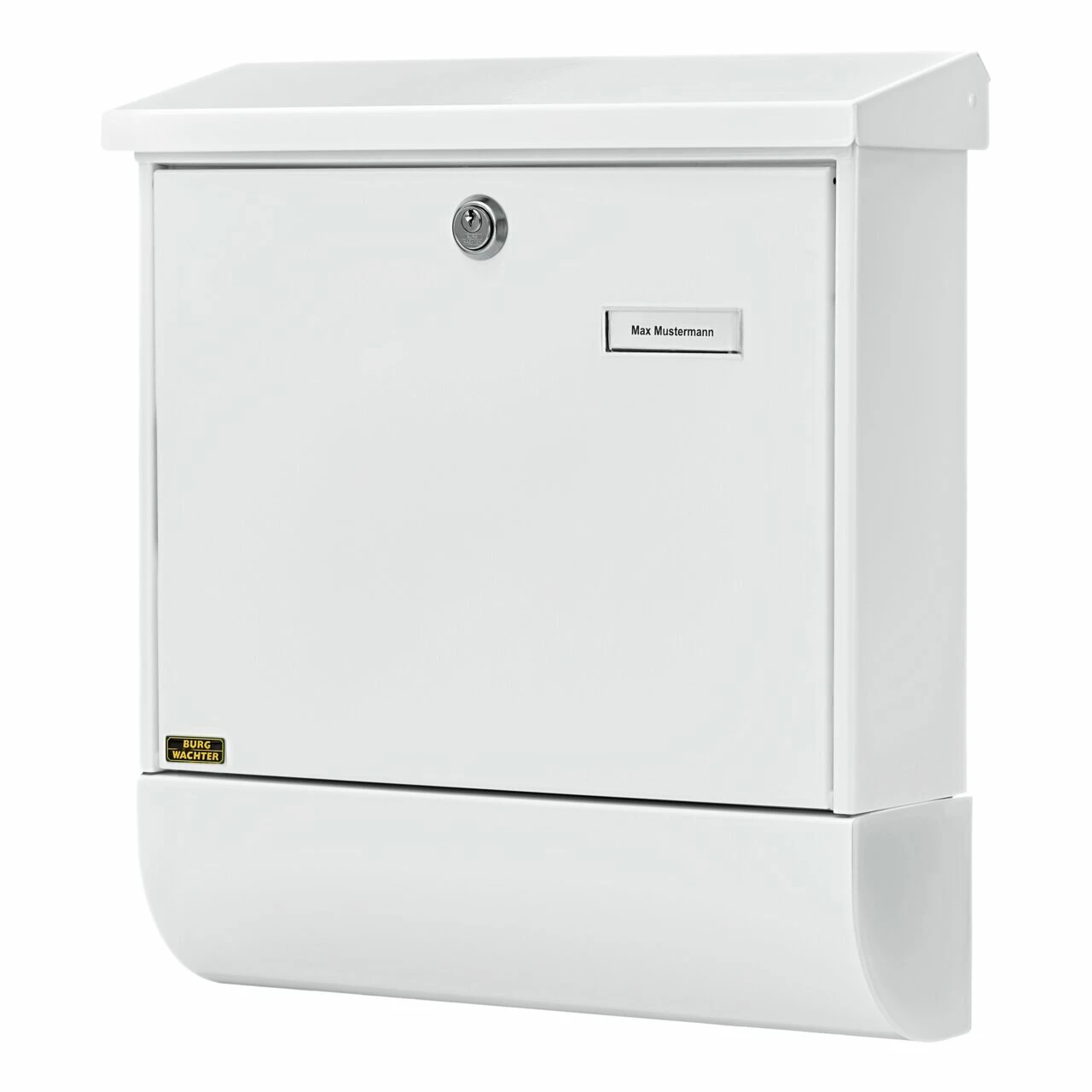 Briefkasten-Set Stahl-lack. Vario 86720W weiss