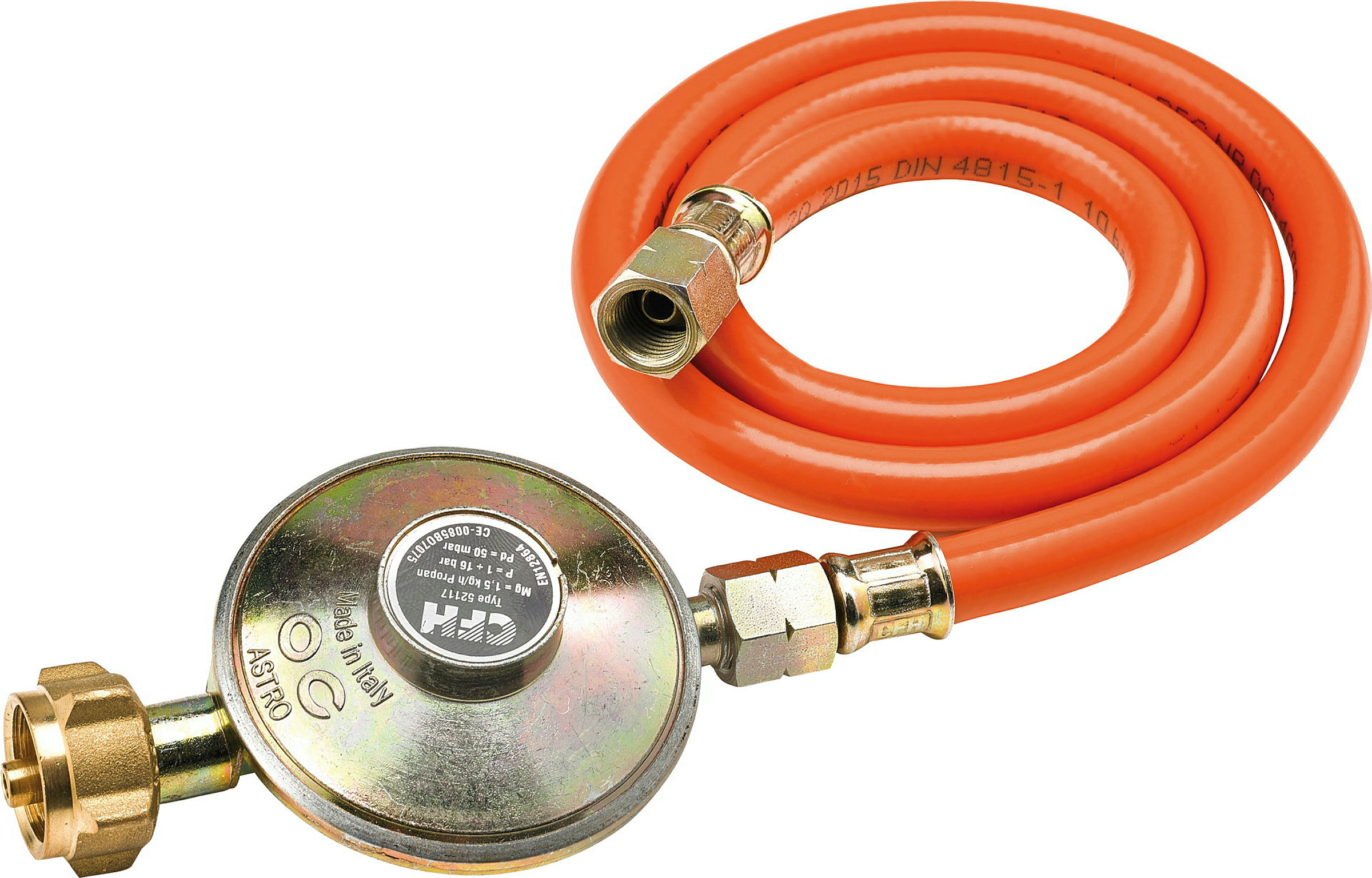 Druckregler 50 mbar/ 80 cm 1/4'' lks.