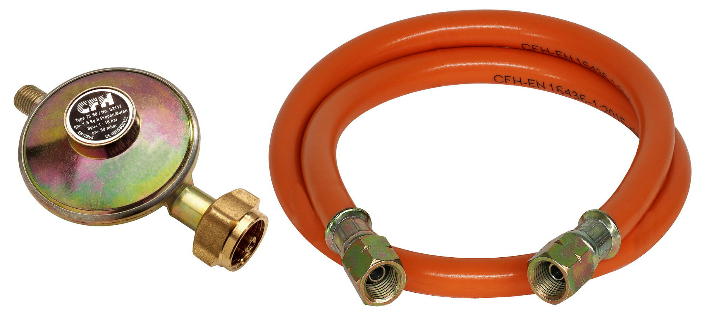 Druckregler 50 mbar/ 80 cm 1/4'' lks.