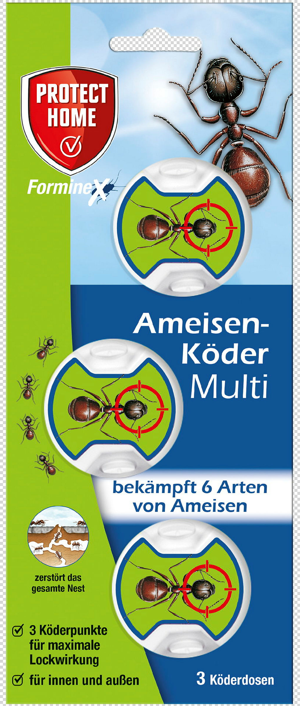 PH FormineX Ameisen-KöderMulti 3 Stück