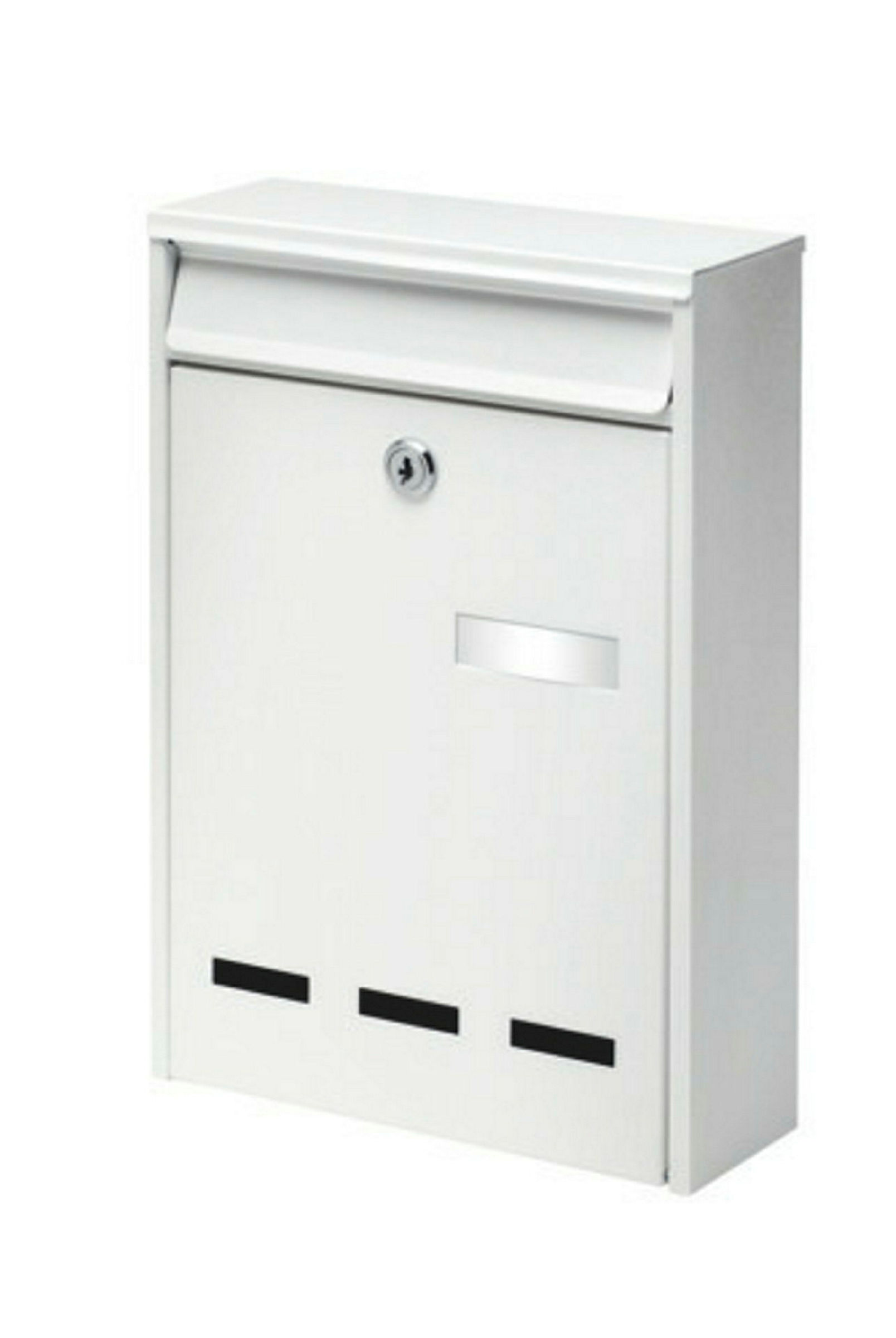 Briefkasten Stahl-lackiert Pocket 5871 W weiss