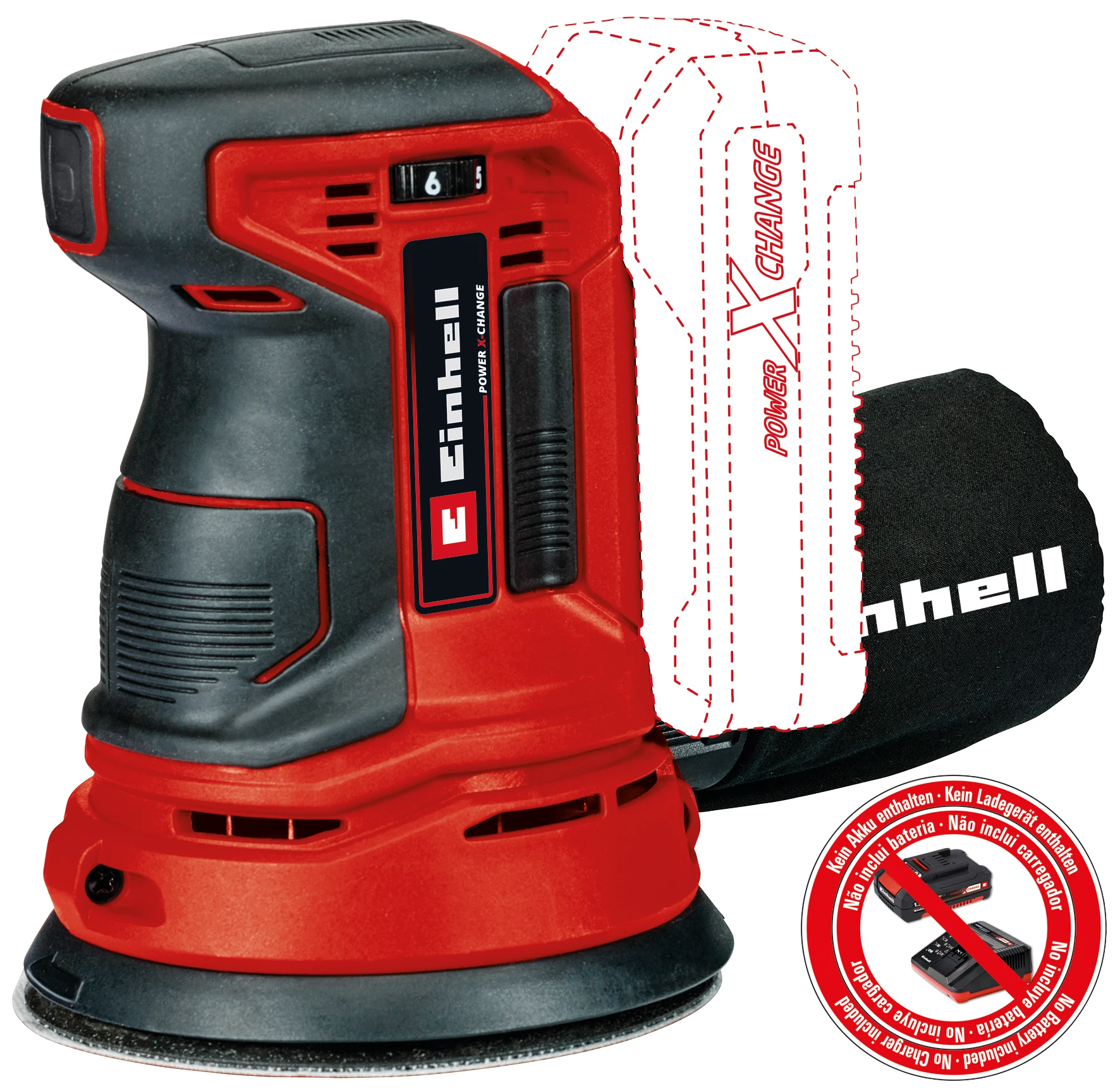 Einhell Expert TE-RS 18 Li-Solo Akku-Exzenterschleifer