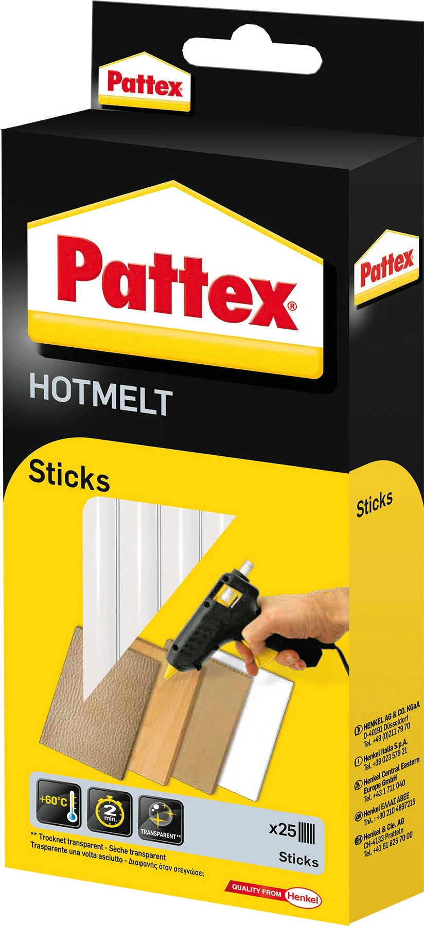 PATTEX Patronen transparent-hochfest 500 g
