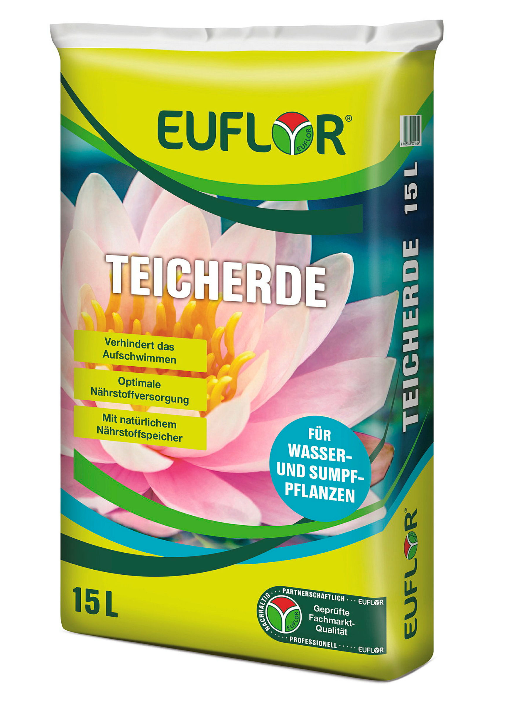 Euflor Teicherde, Tragebeutel15 L auf HP, VE 54