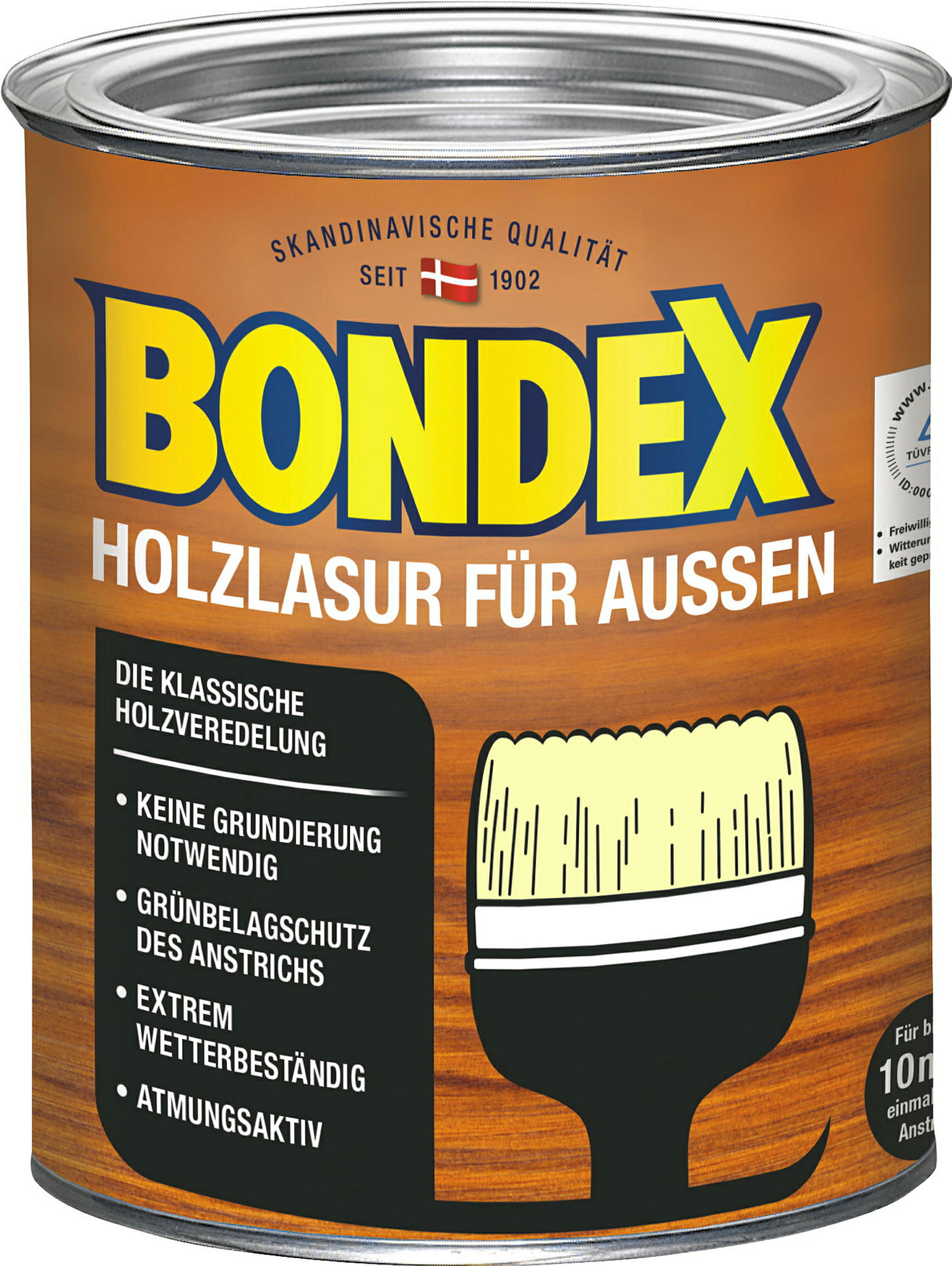 Bondex Holzlasur für Außen 0,75 L hellgrau