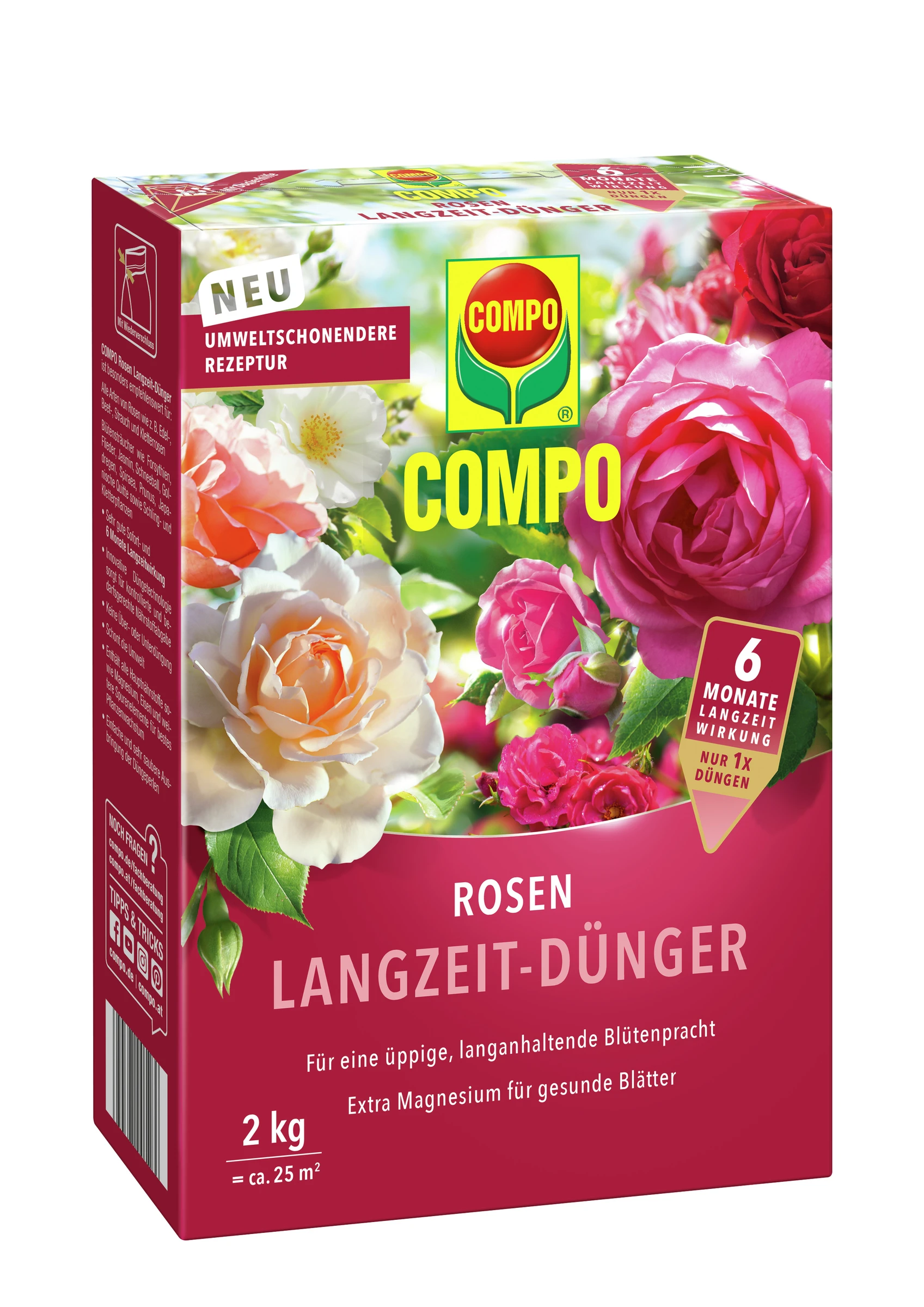 COMPO Rosen Langzeit-Dünger 2 kg