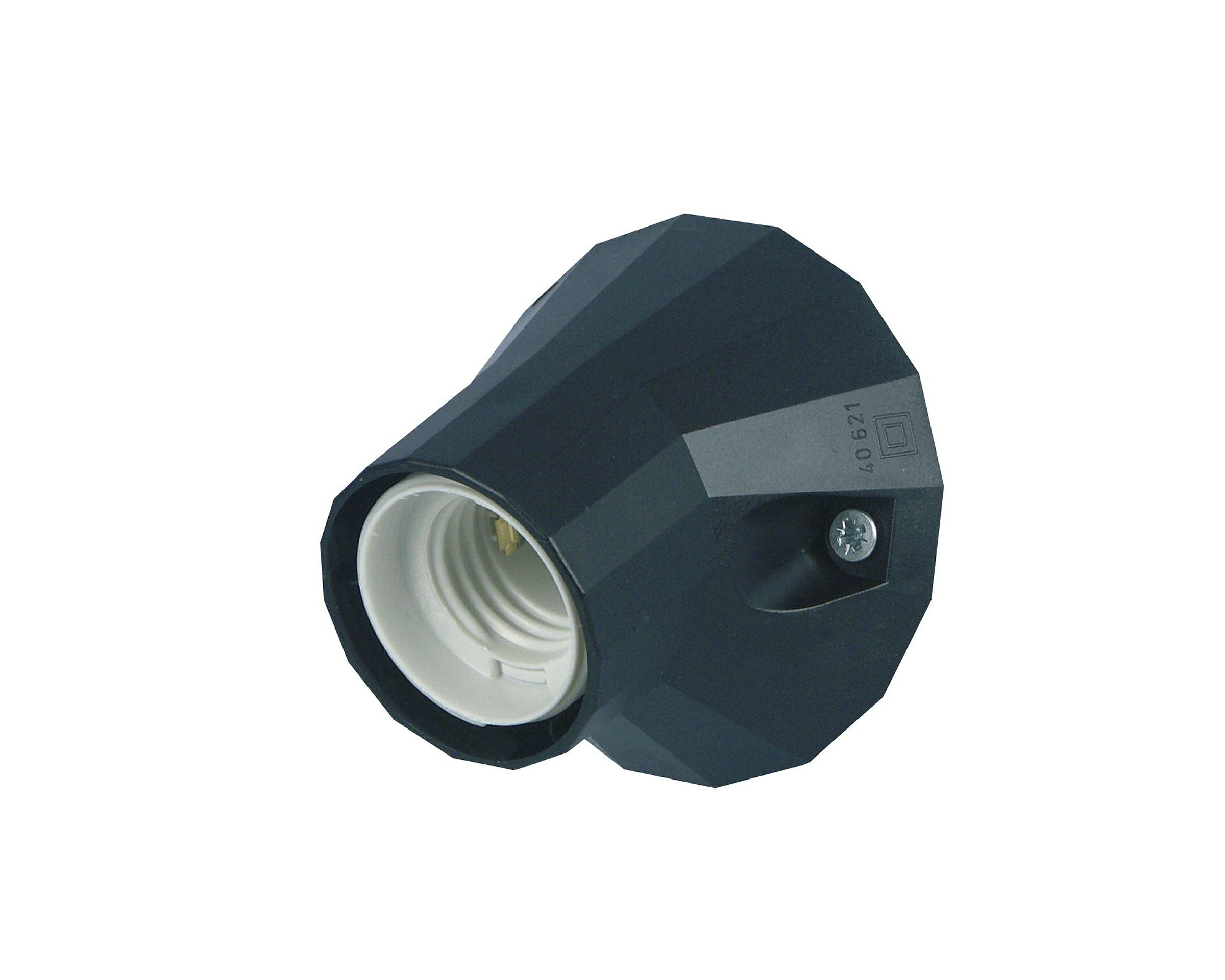 Wandfassung 100W sw