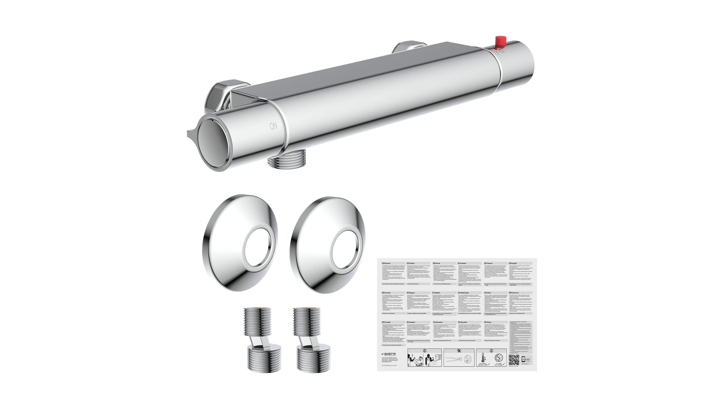 VICO Thermostat Duscharmatur, Chrom