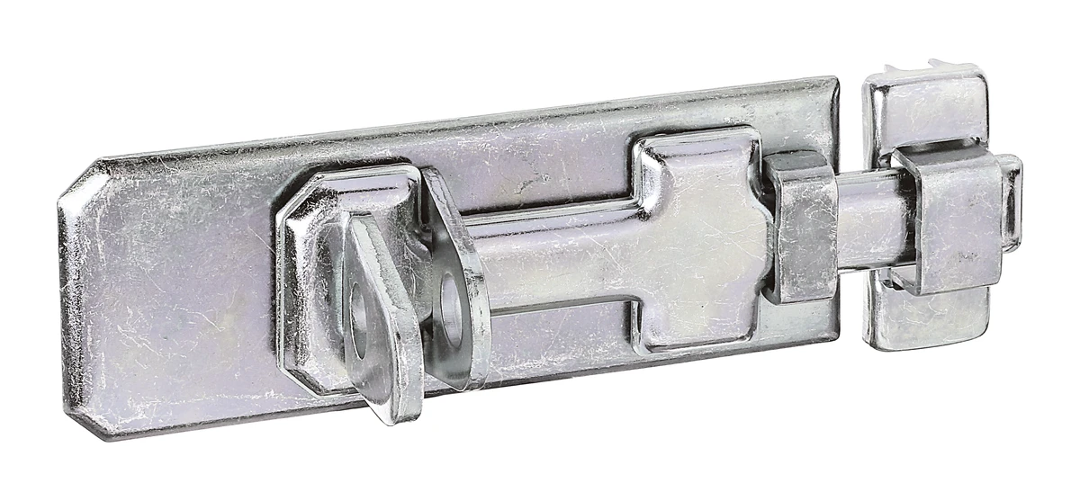 Sicherheits-Schlossriegel mit flachem Griff 80x35 verzinkt