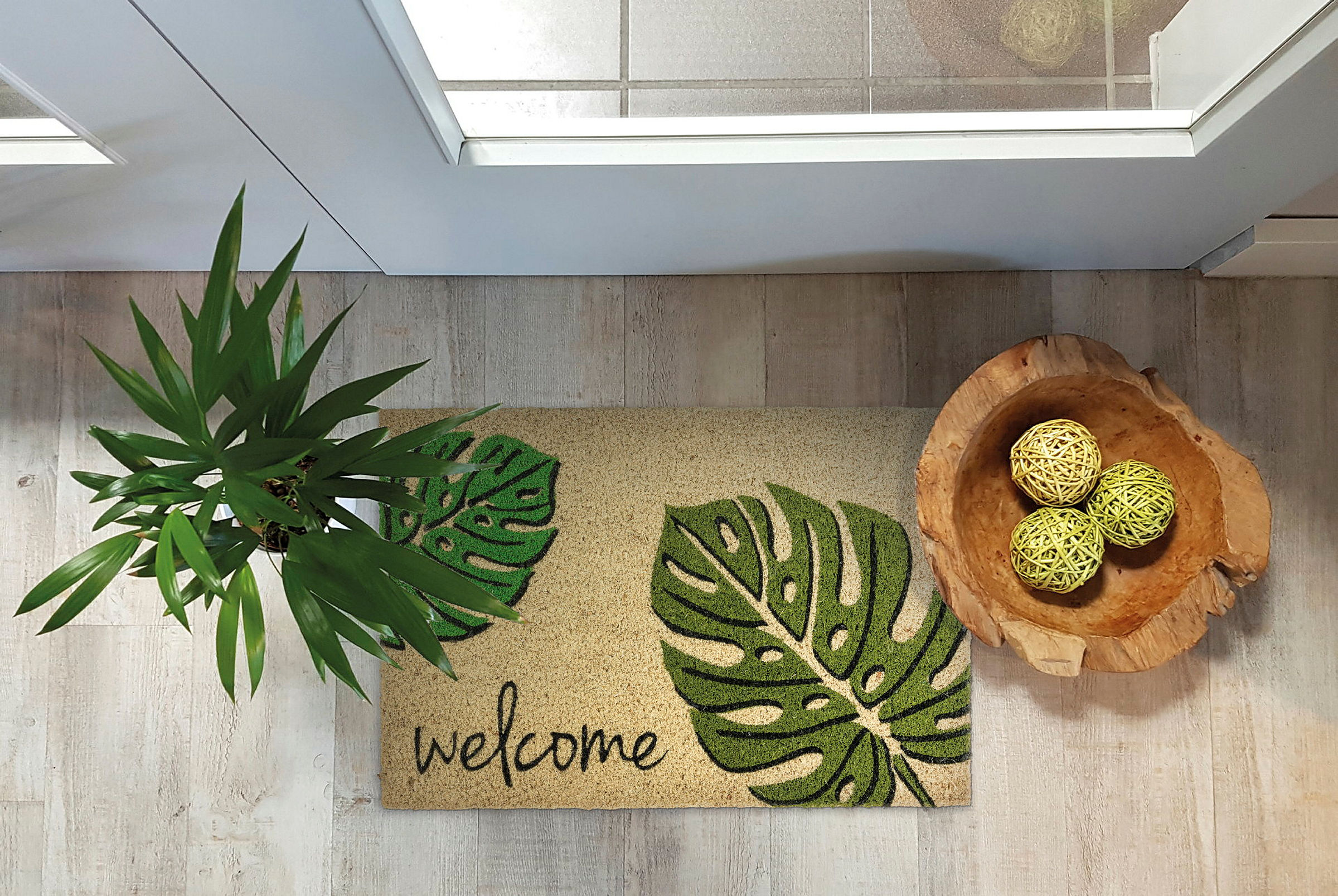 Coco Style ca. 40x60cm D.26 Monstera Welcome
