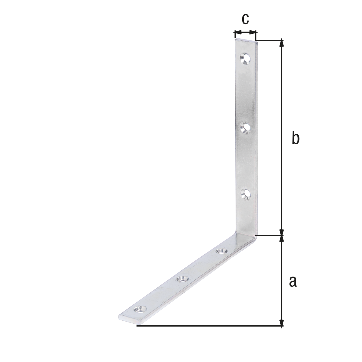 Balkenwinkel 180x180x20 verzinkt