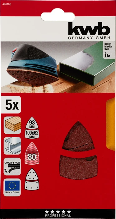 Klett-Haftscheiben PSM160A gelocht K80 Inh:5