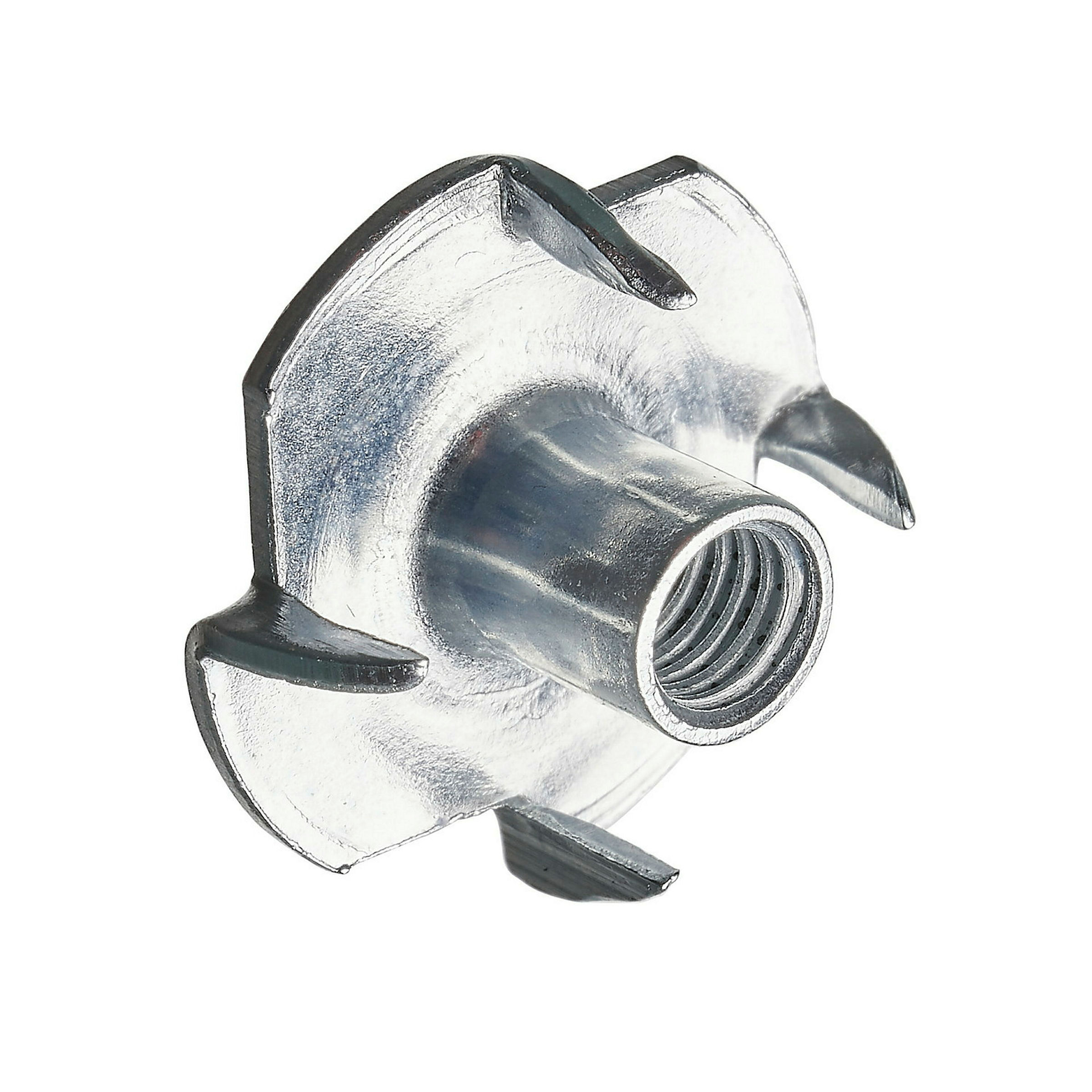 Einschlagmutter m. Gewinde M5/7mm verzinkt, 8 Stück