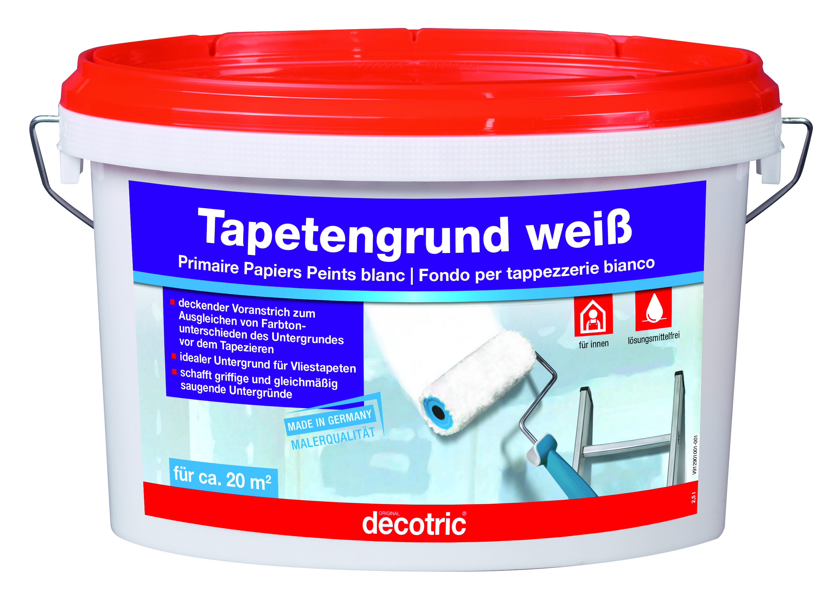 decotric Tapetengrund weiß