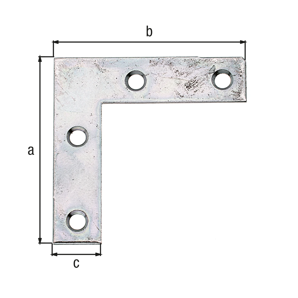Möbelwinkel 40x40x10 sendzimirverzinkt