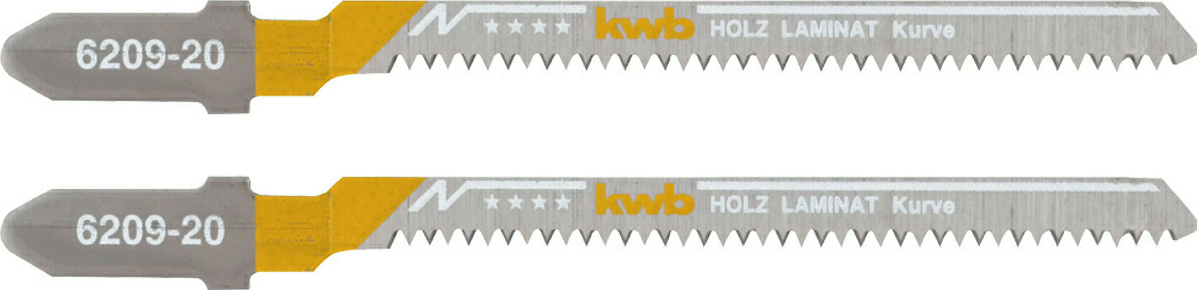 Stichsägeblätter, LAMINAT, Holzbearbeitung, Bi-Metall, 2 x Kurve