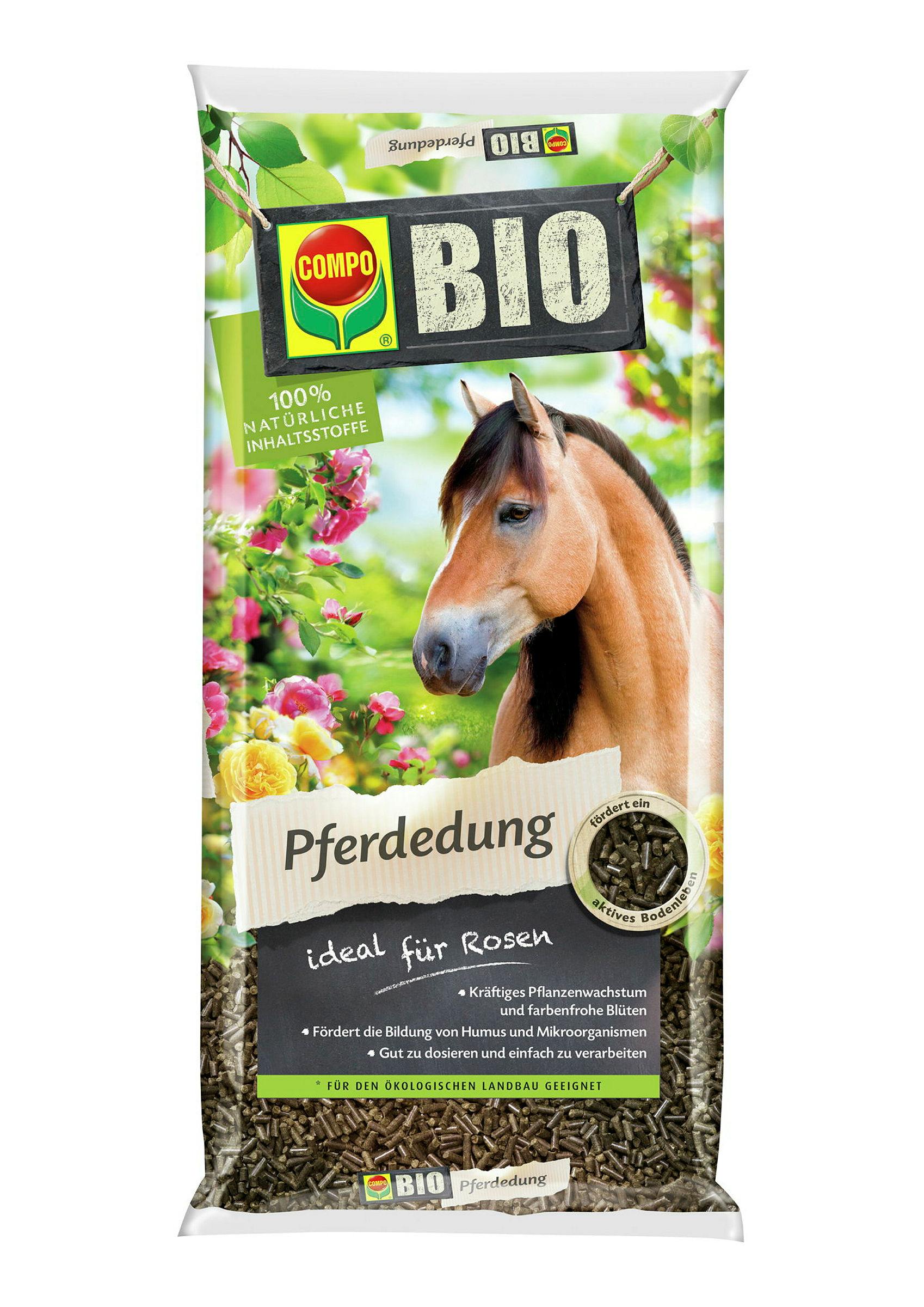 COMPO BIO Pferdedung für Rosen12 kg
