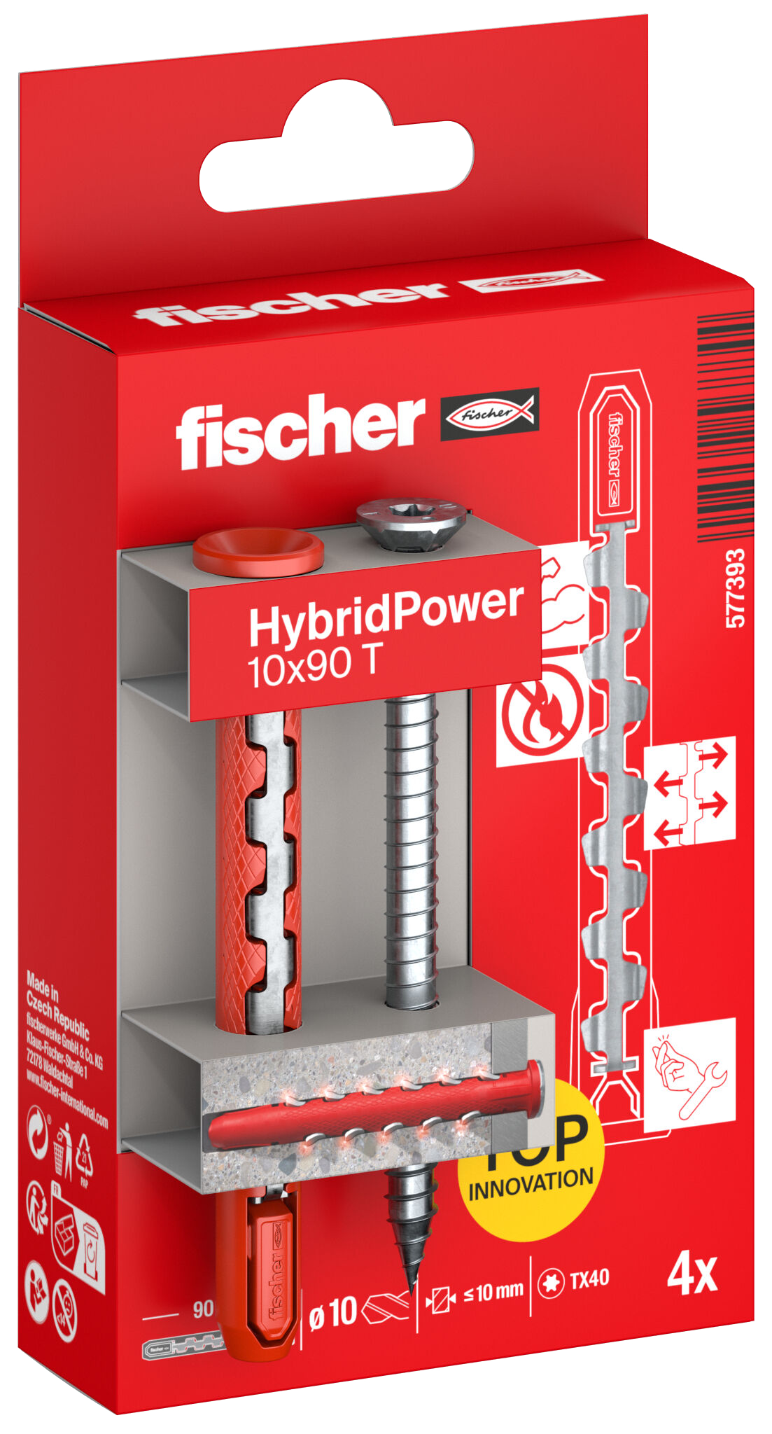 fischer HybridPower 10 x 90 T K