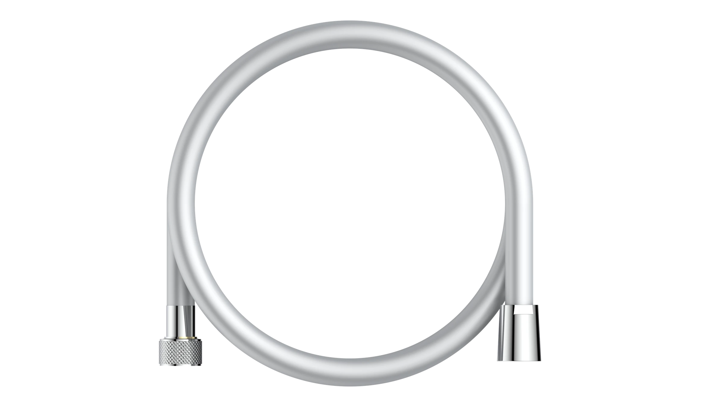 Brauseschlauch 150 cm, Kunststoff, Silber
