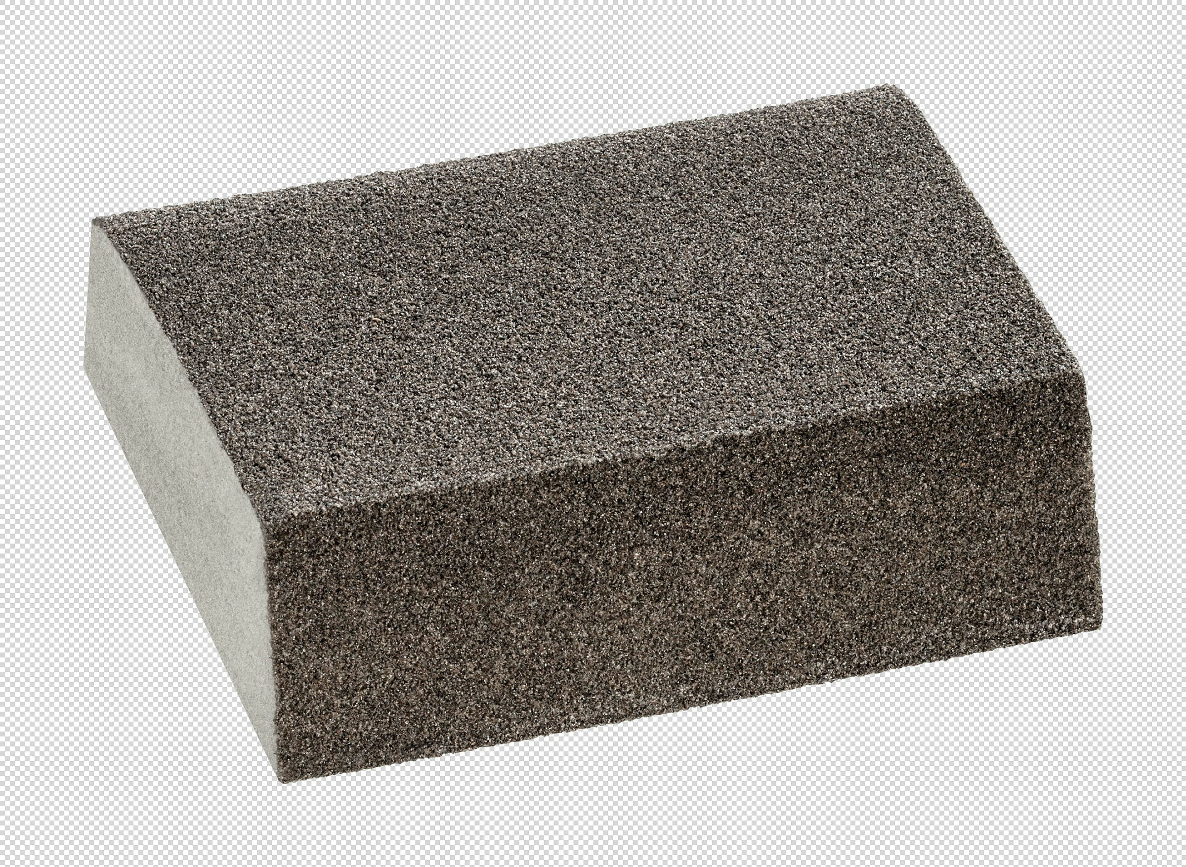 Schleif-Schwamm, fein/mittel 100x70x25mm, angeschrägt
