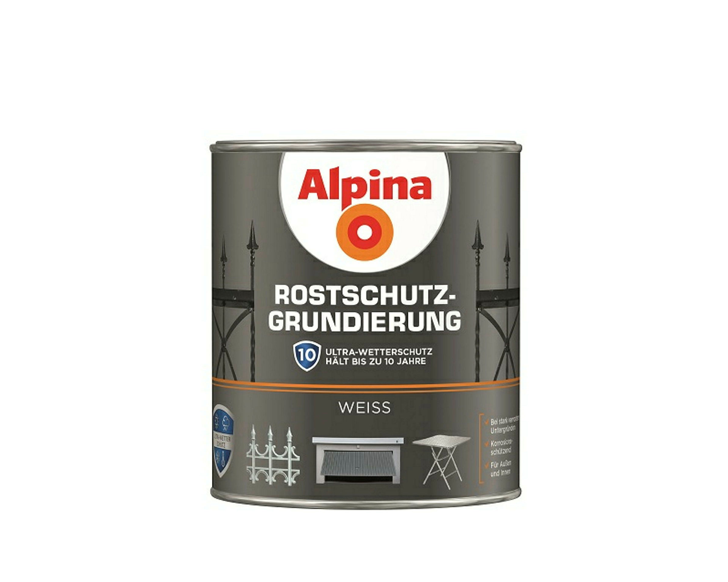 Alpina Rostschutz-Grundierung 750ml weiß