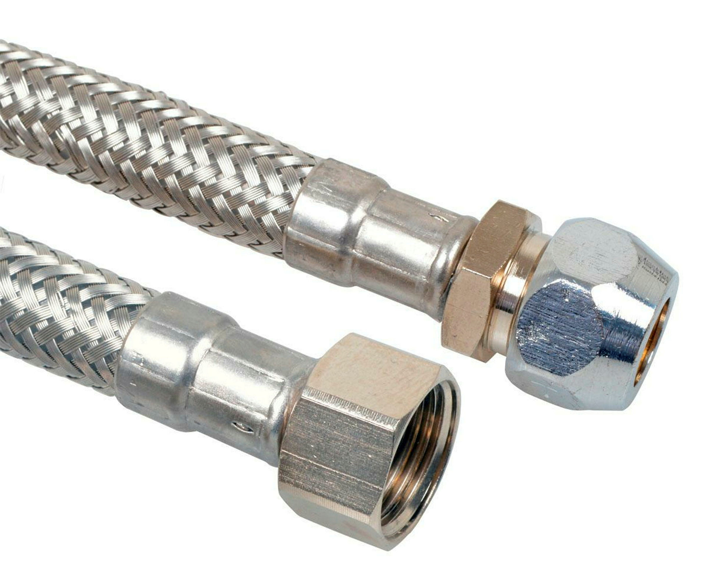 Flexibler Anschlussschlauch 100 mm, 3/8''IG x 10 mmQ