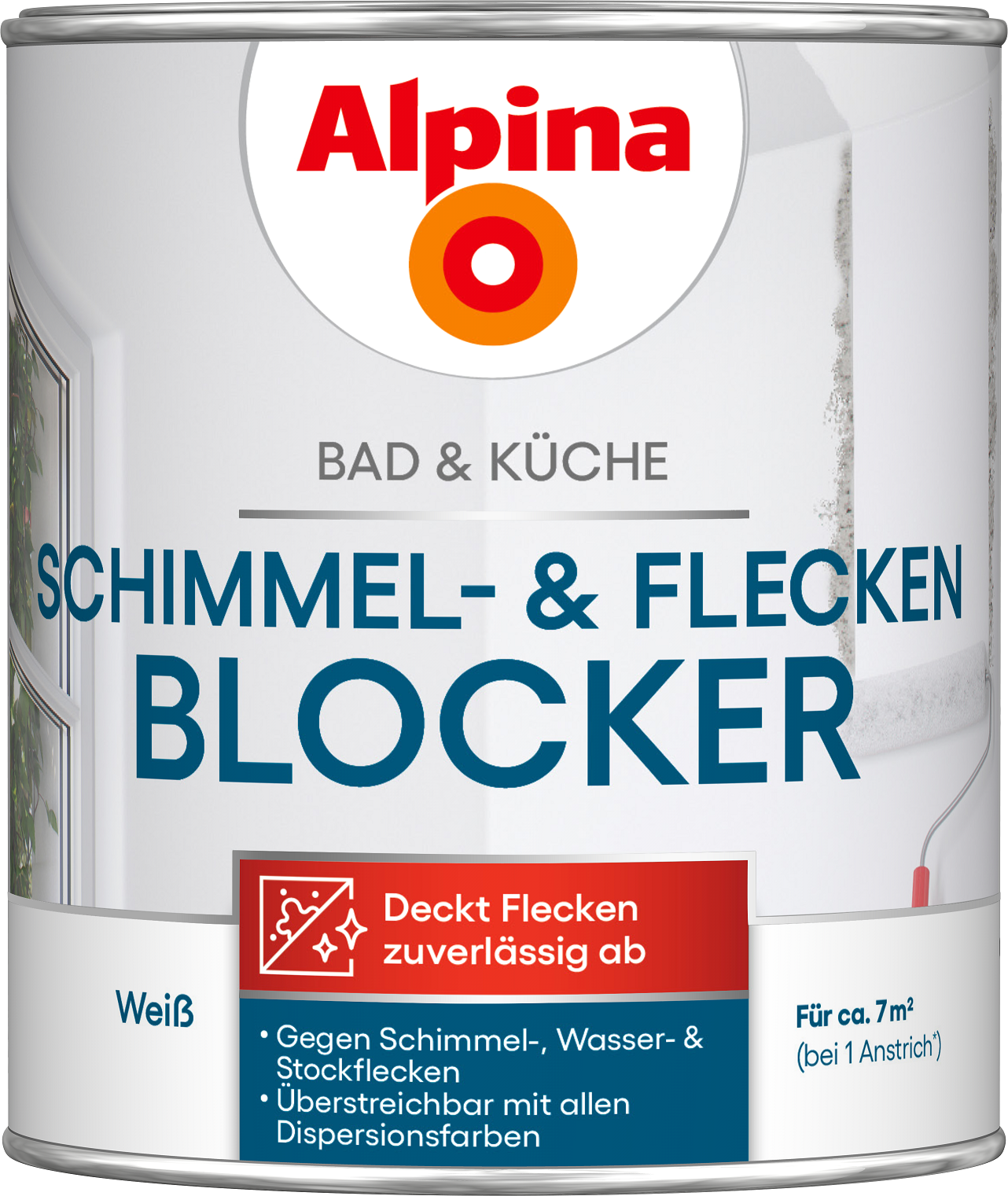 Alpina Bad & Küche Schimmel-& Flecken-Blocker, 0,75 L