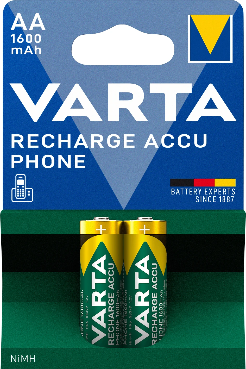 VARTA RECH.ACCU Phone AA 1600mAh Blister 2