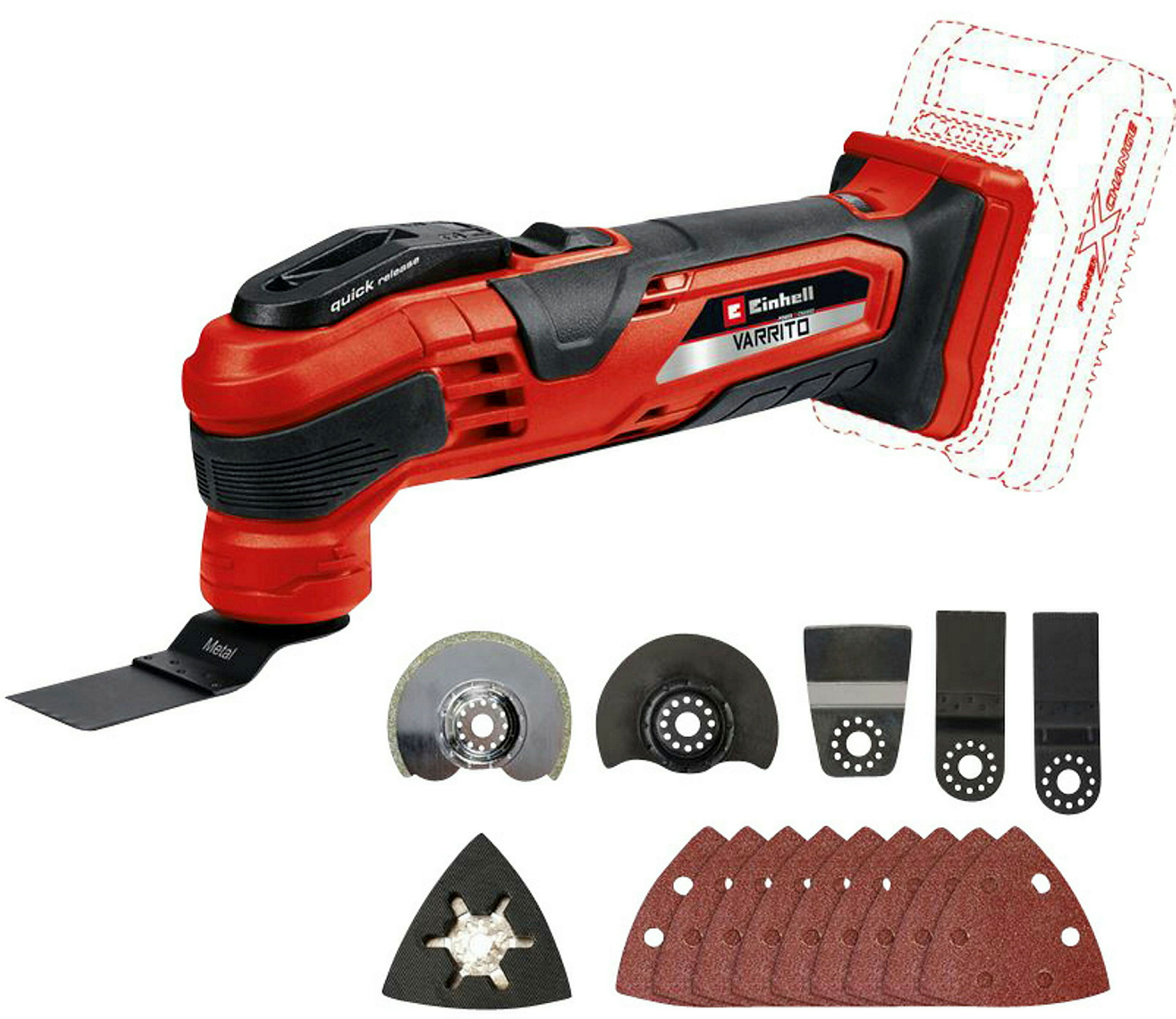 Einhell Expert VARRITO Akku-Multifunktionswerkzeug