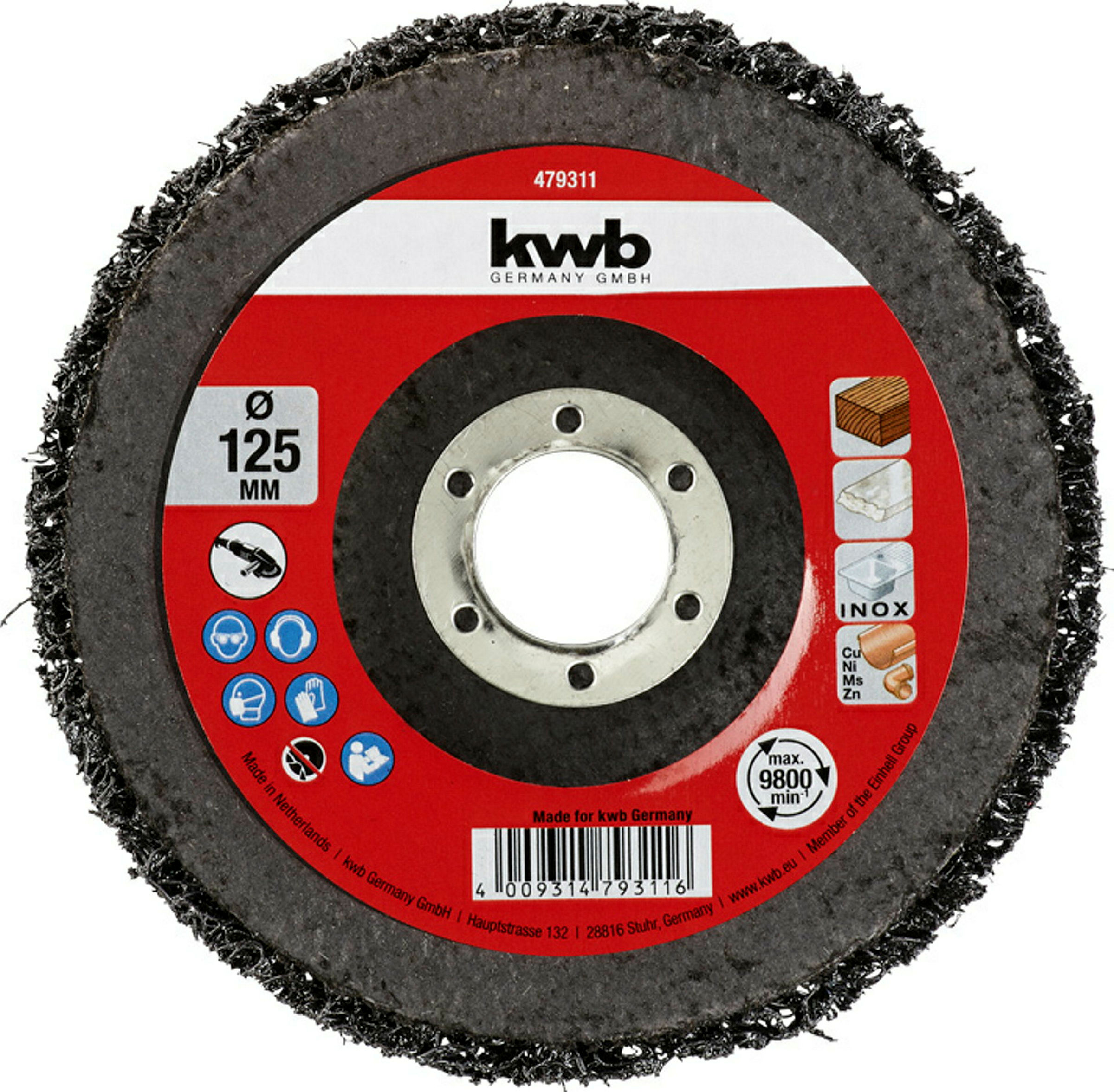 Reinigungsscheiben, Ø 125 mm