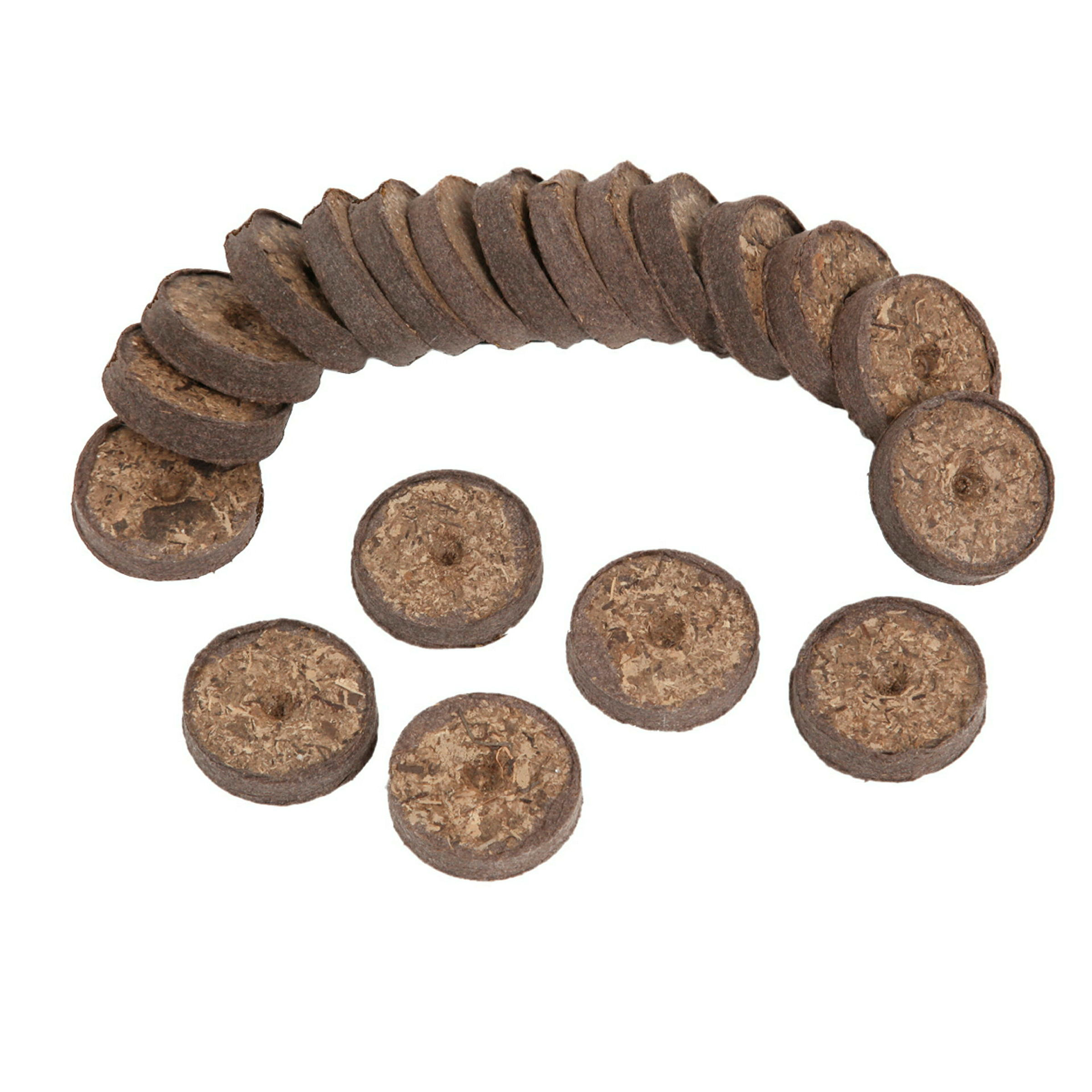 Torfquelltöpfe Classic, Ø 3,5 cm, H: 0,8 cm, 20 St.