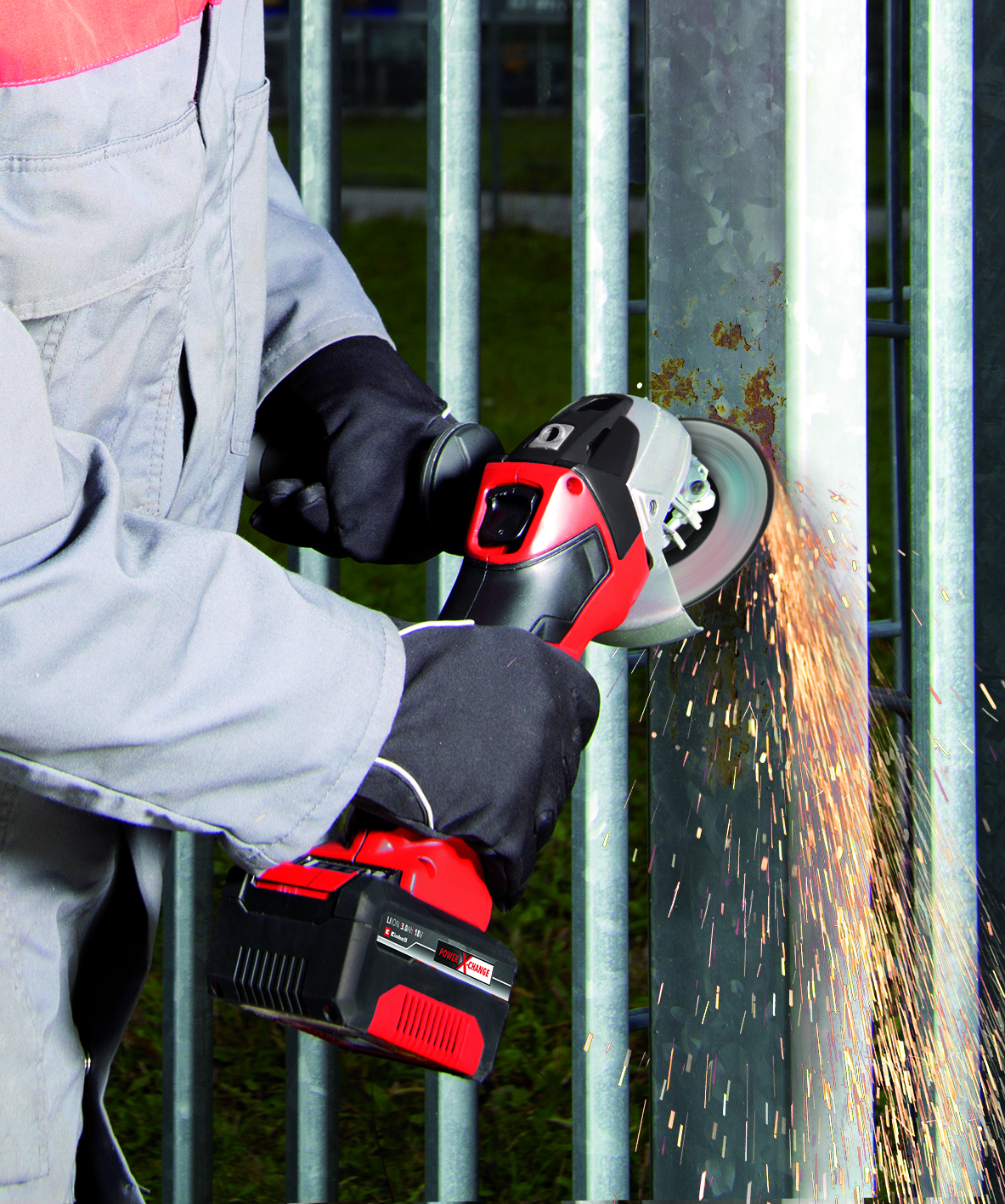 Einhell Expert TE-AG 18/115 Li-Solo Akku-Winkelschleifer