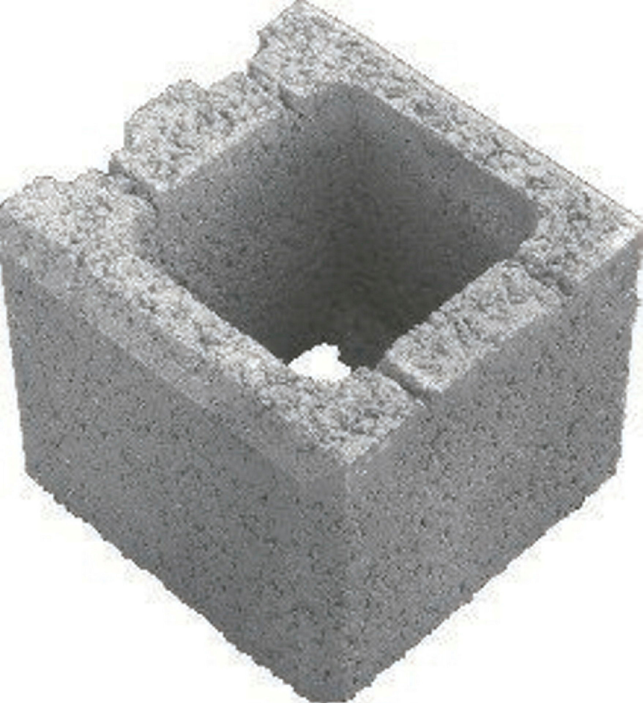 PLANOMUR 25/25/20 Halbstein grau