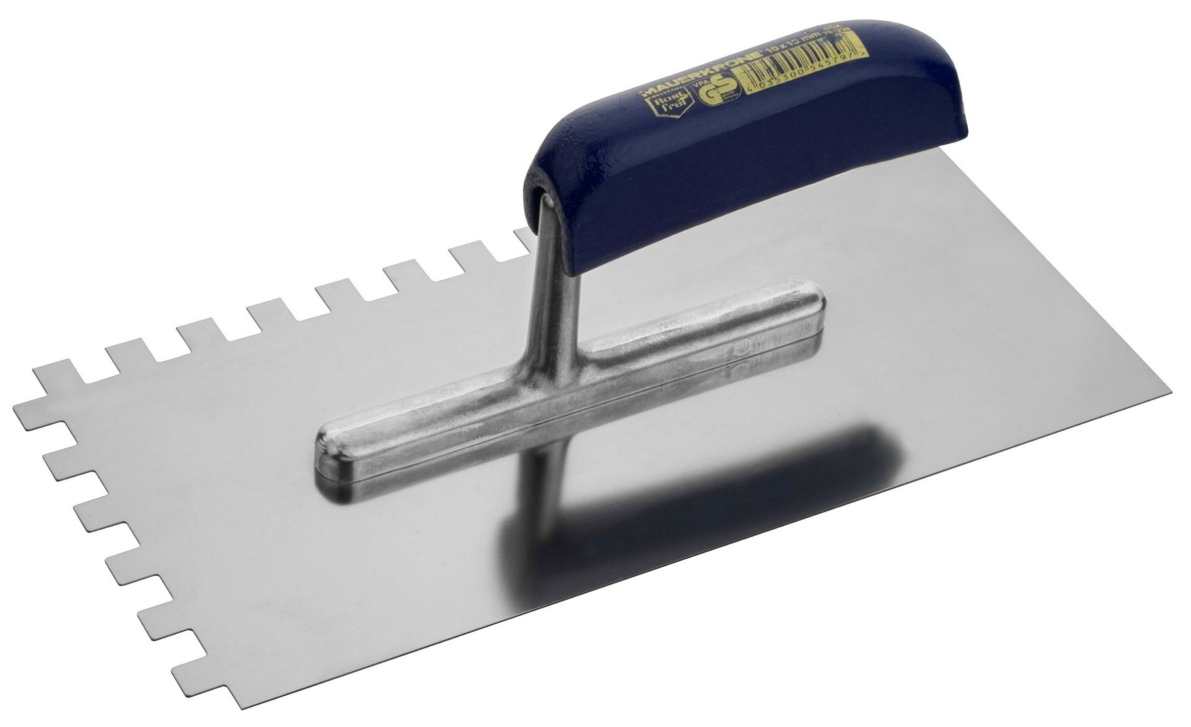 Zahnglättekelle 280x130/10x10mm rf.