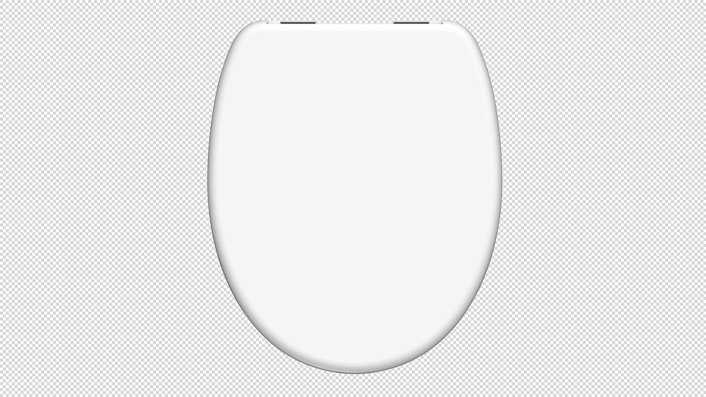 Duroplast WC-Sitz WHITE, mit Absenkautomatik