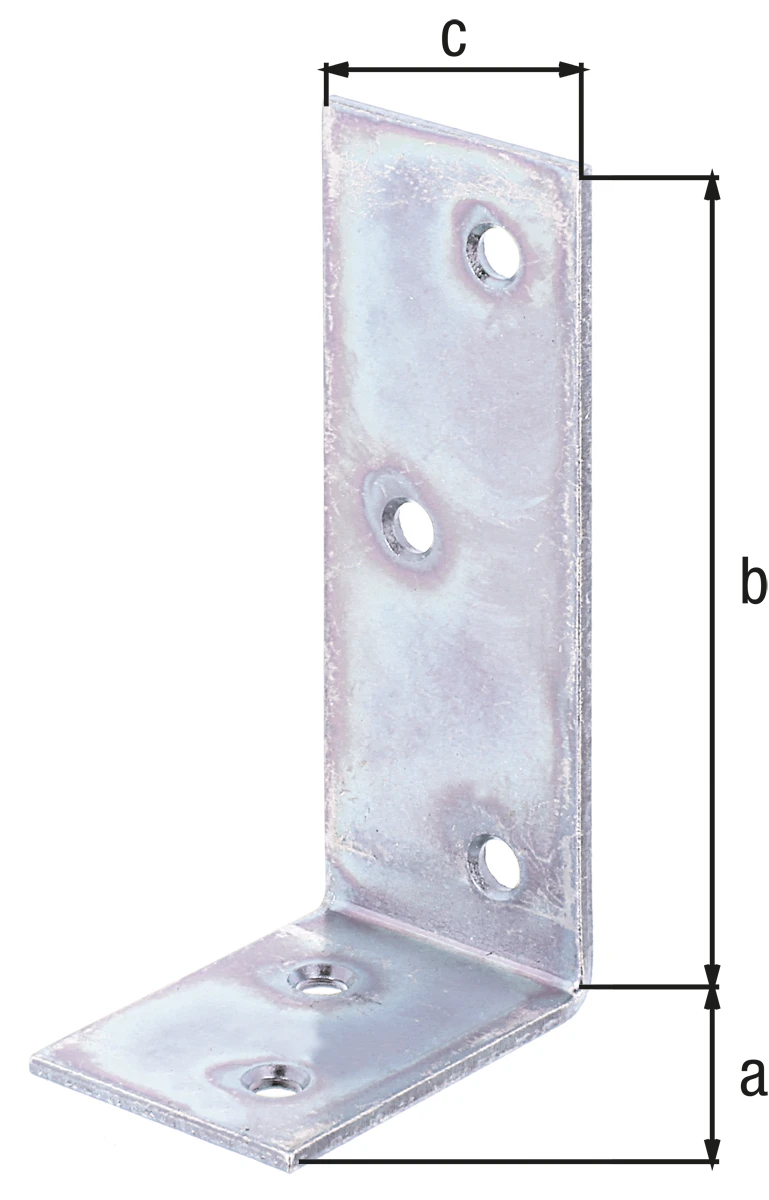 Balkenwinkel 40x80x30 mm, vz-disp.