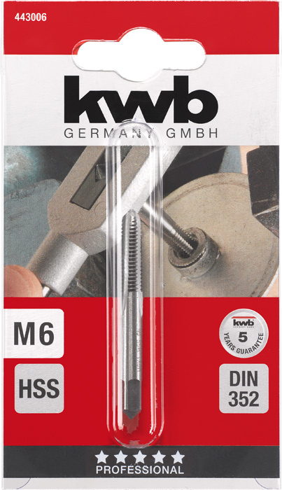 Einschnitt-Gewindebohrer, M6