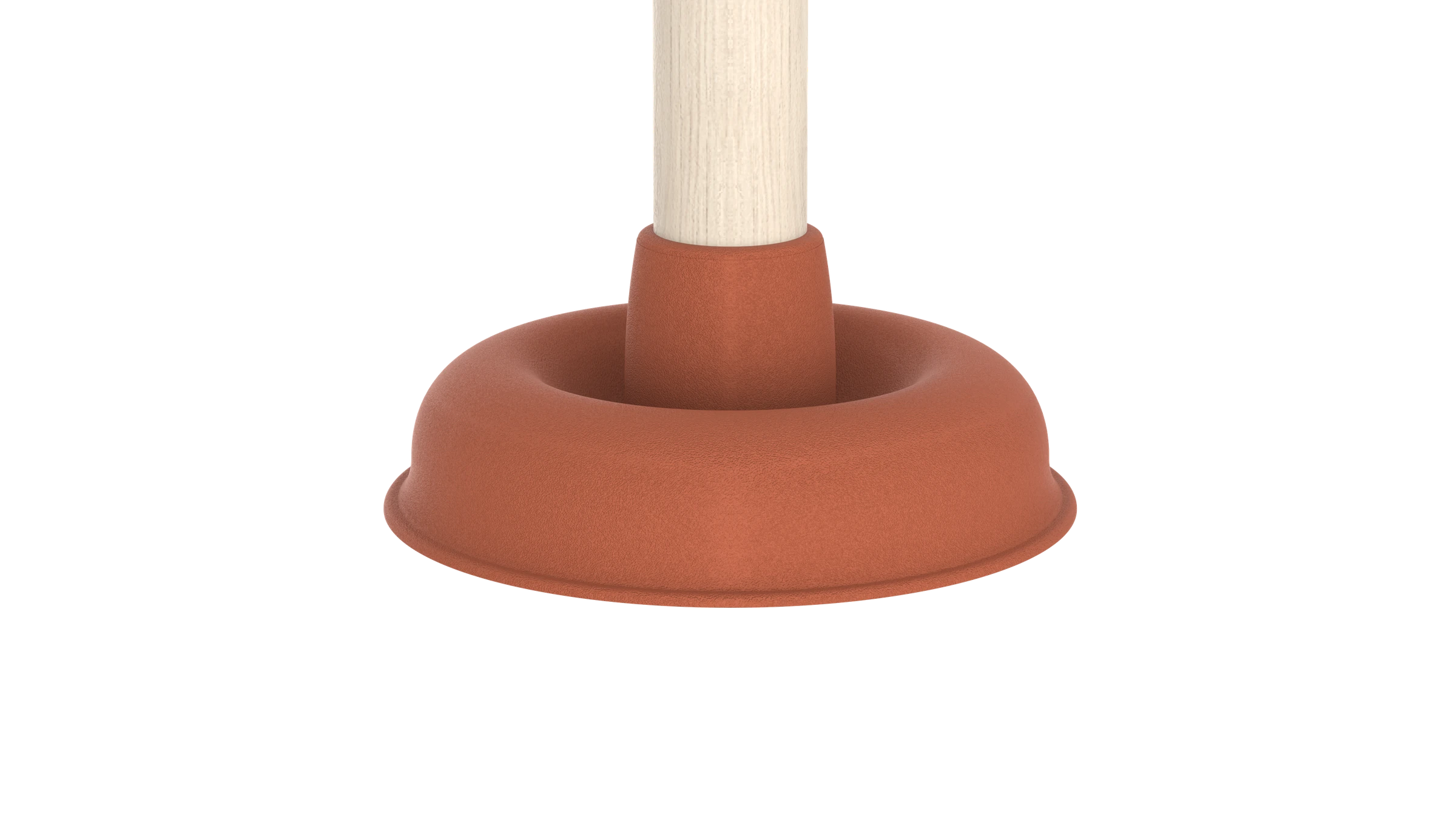 Ausgussreiniger, Ø 115 mm, mit Holzgriff