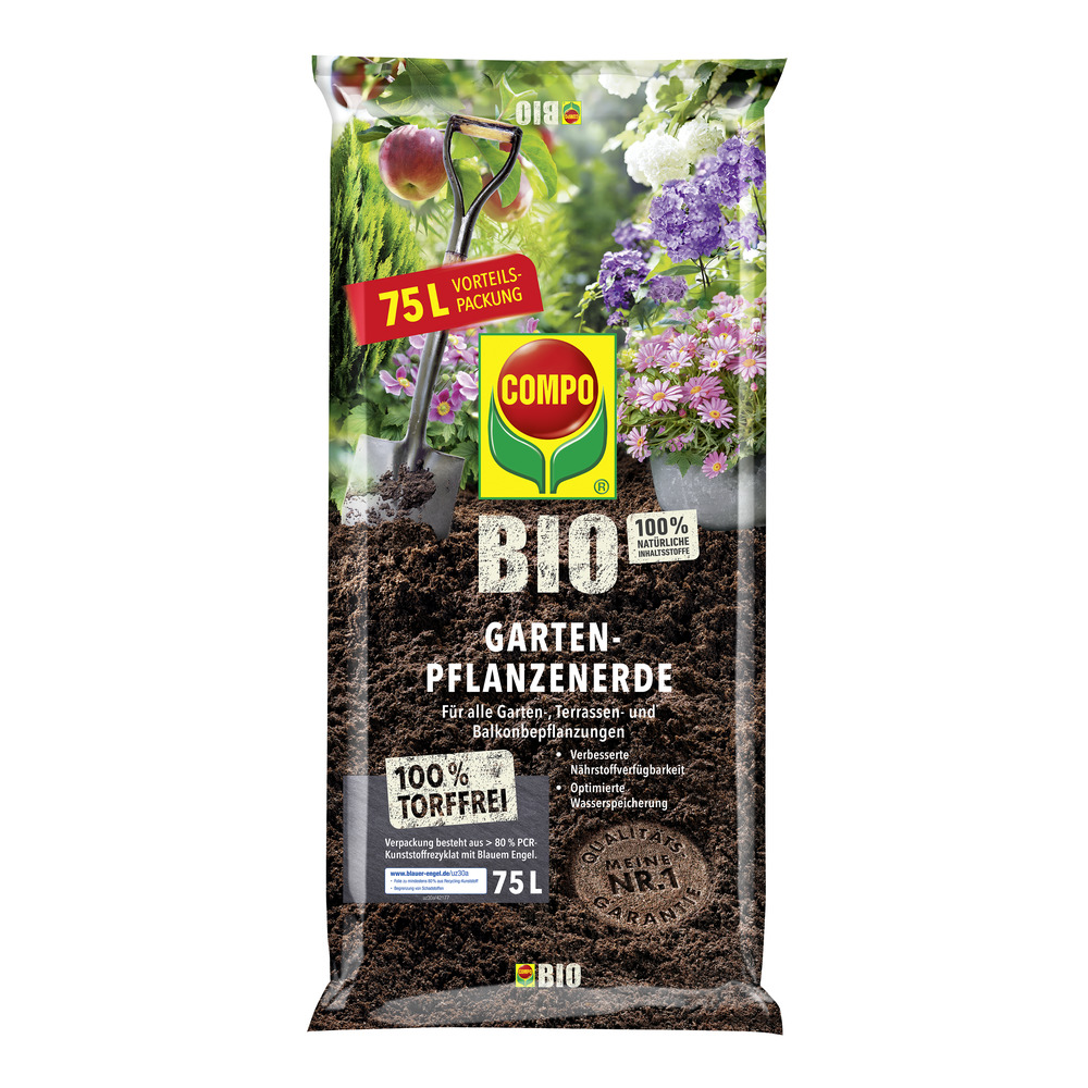 Compo BIO Gartenpflanzerde75 L