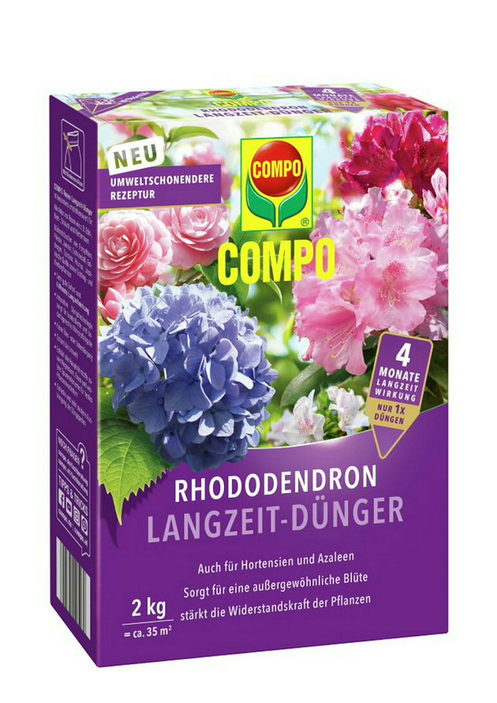 COMPO Rhododendron Langzeit-Dünger, 2 kg