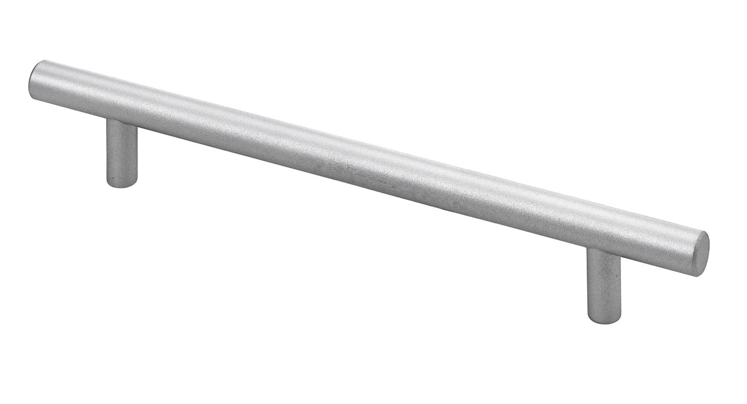 Möbelgriff Stahl Aluminium- Optik, LA 160mm