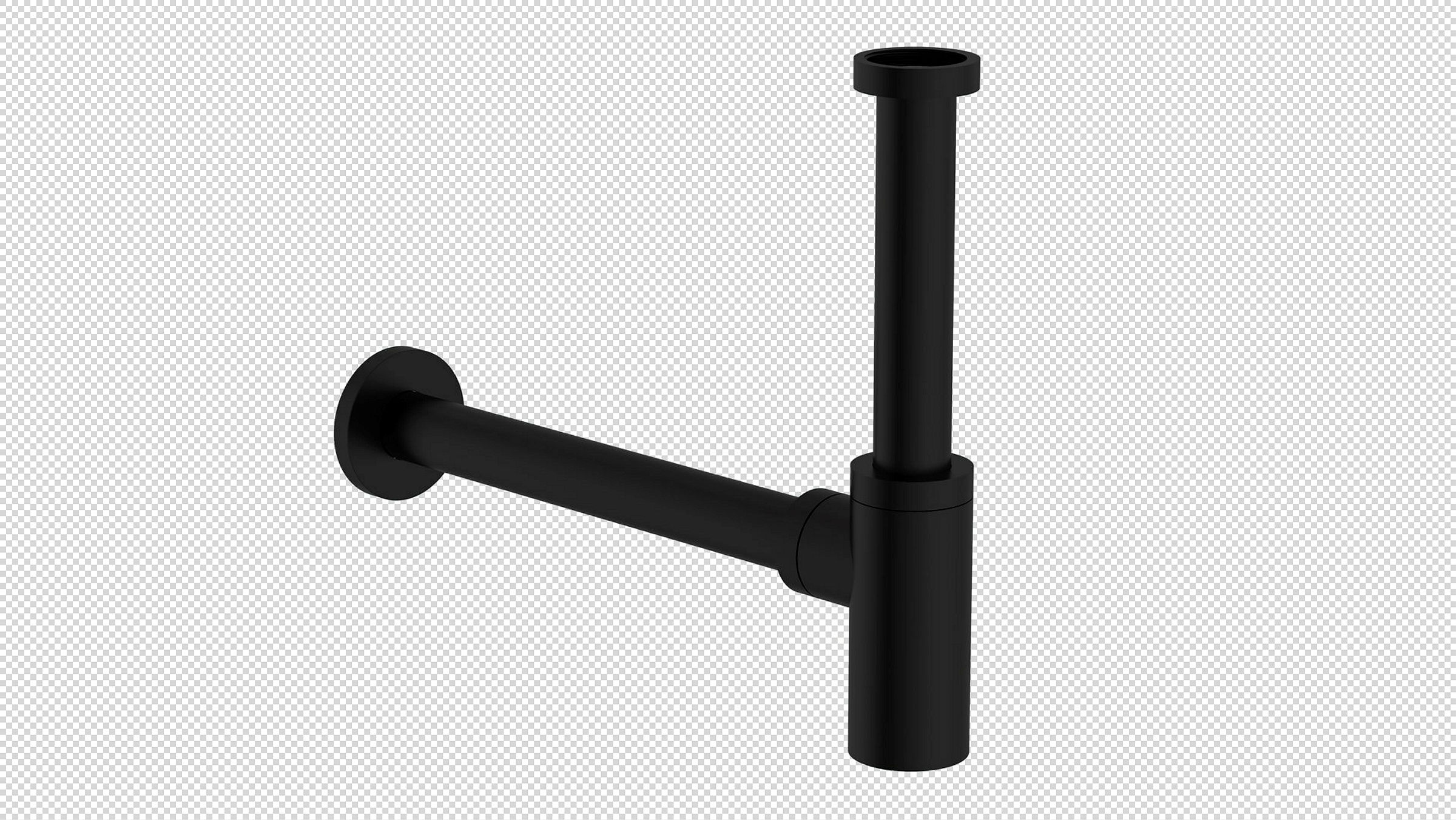 Design-Flaschensiphon, Schwarz, 1 1/4'' x 32 mm