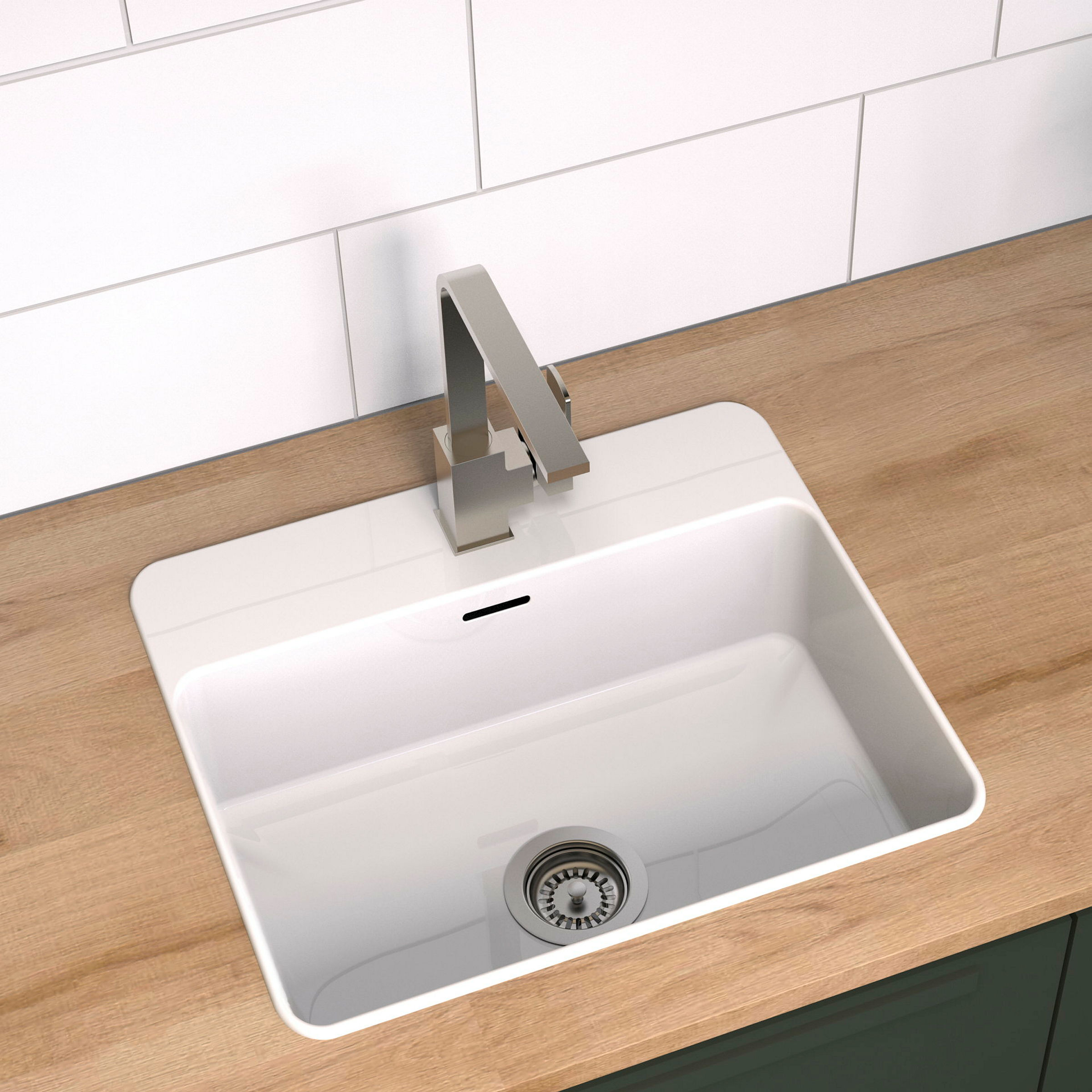 KS Korbventil Bowdenzug, 1 1/2''AG, Edelstahl-Ventilkelch und Sieb Ø114 mm,